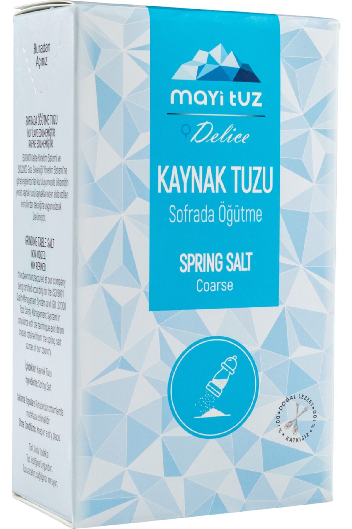 Mayi Tuz Sofrada Öğütme Tuzu 500g
