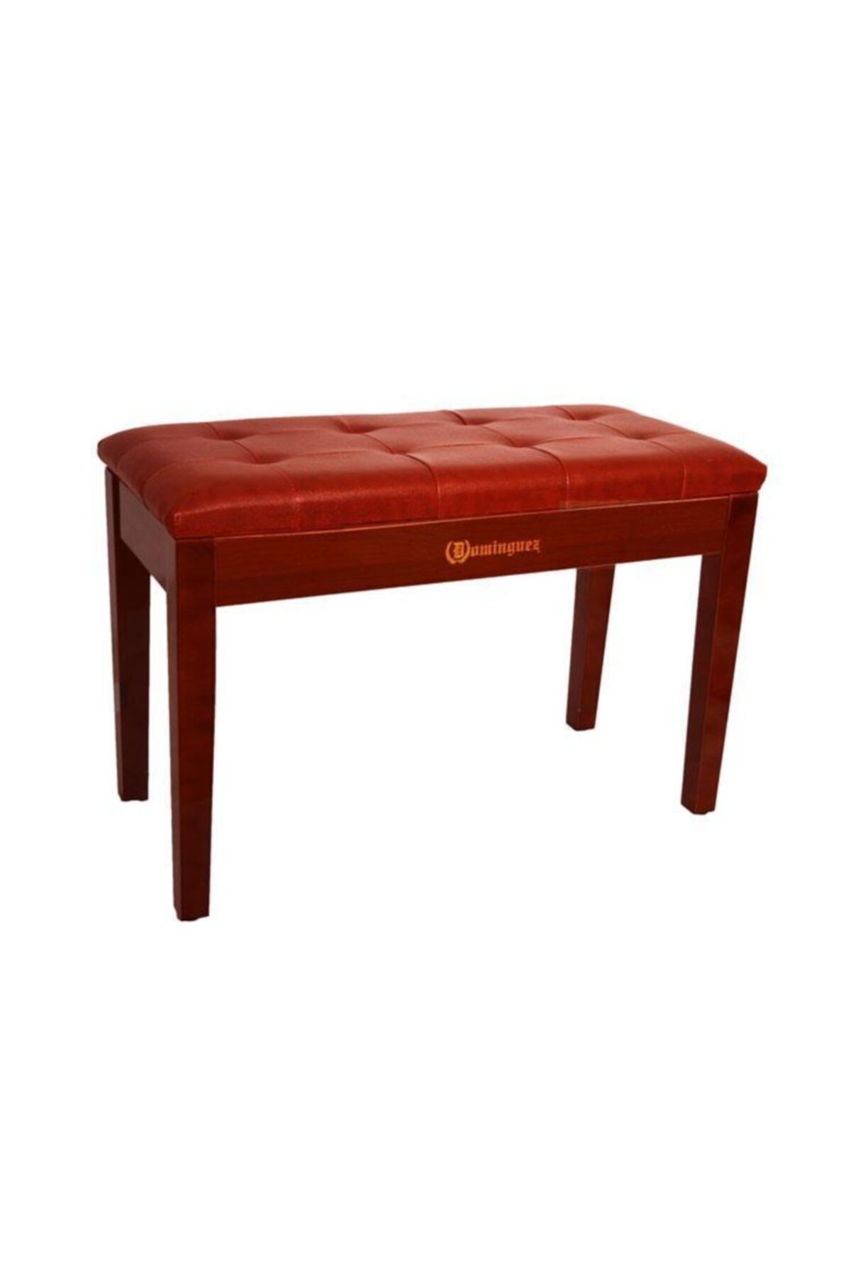 HİLALSHOP Piyano Aksesuar Koltuk Tabure Çift Kişilik Dominguez Sandık Bölmeli Ceviz Dpb115-wn
