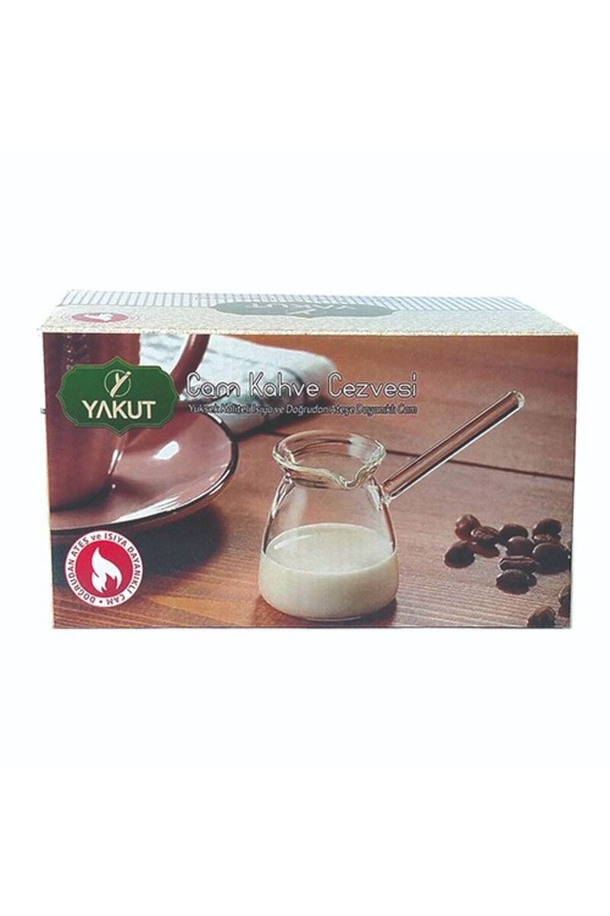 Yaren Cam Kahve Cezvesi  Isıya Ve Doğrudan Ateşe Dayanıklı  500 ml
