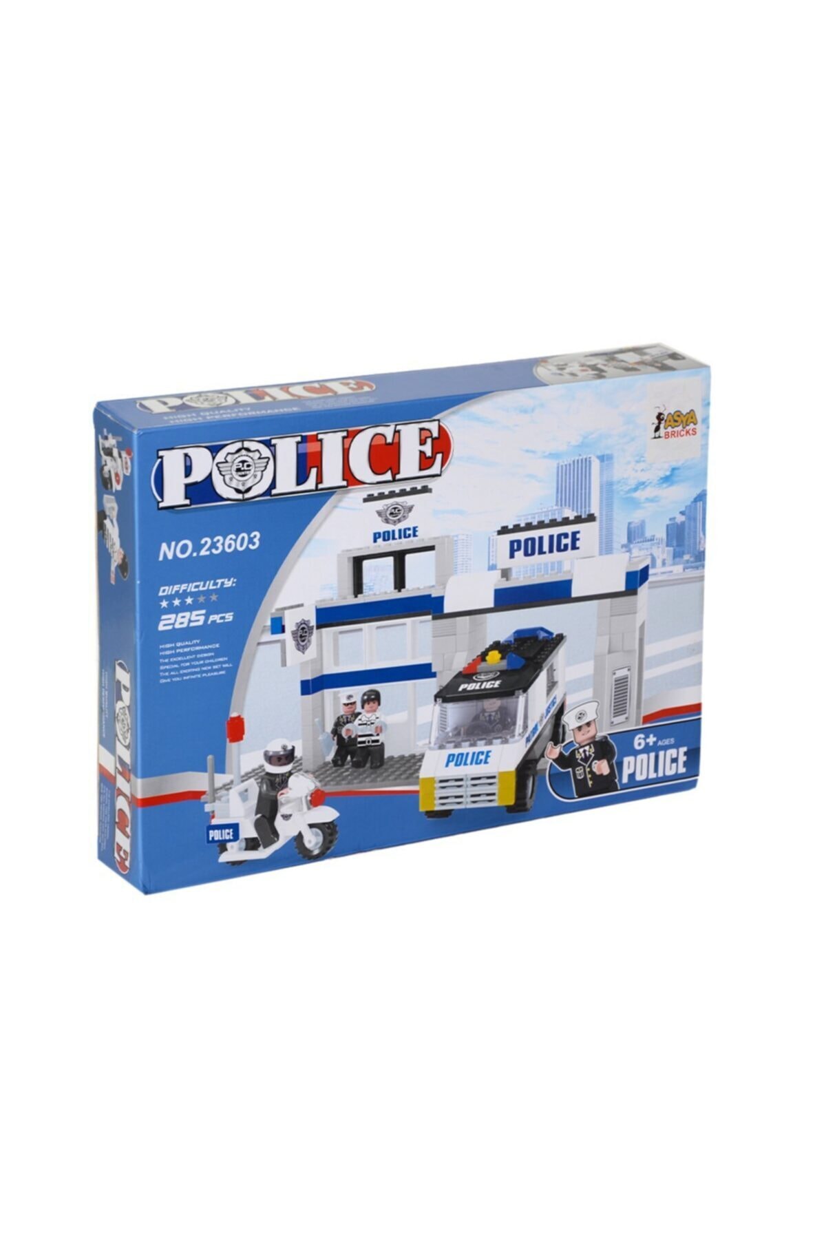 BİRLİK TOYS 0131 23603 Bricks Polis Blok Seti 285 Parça