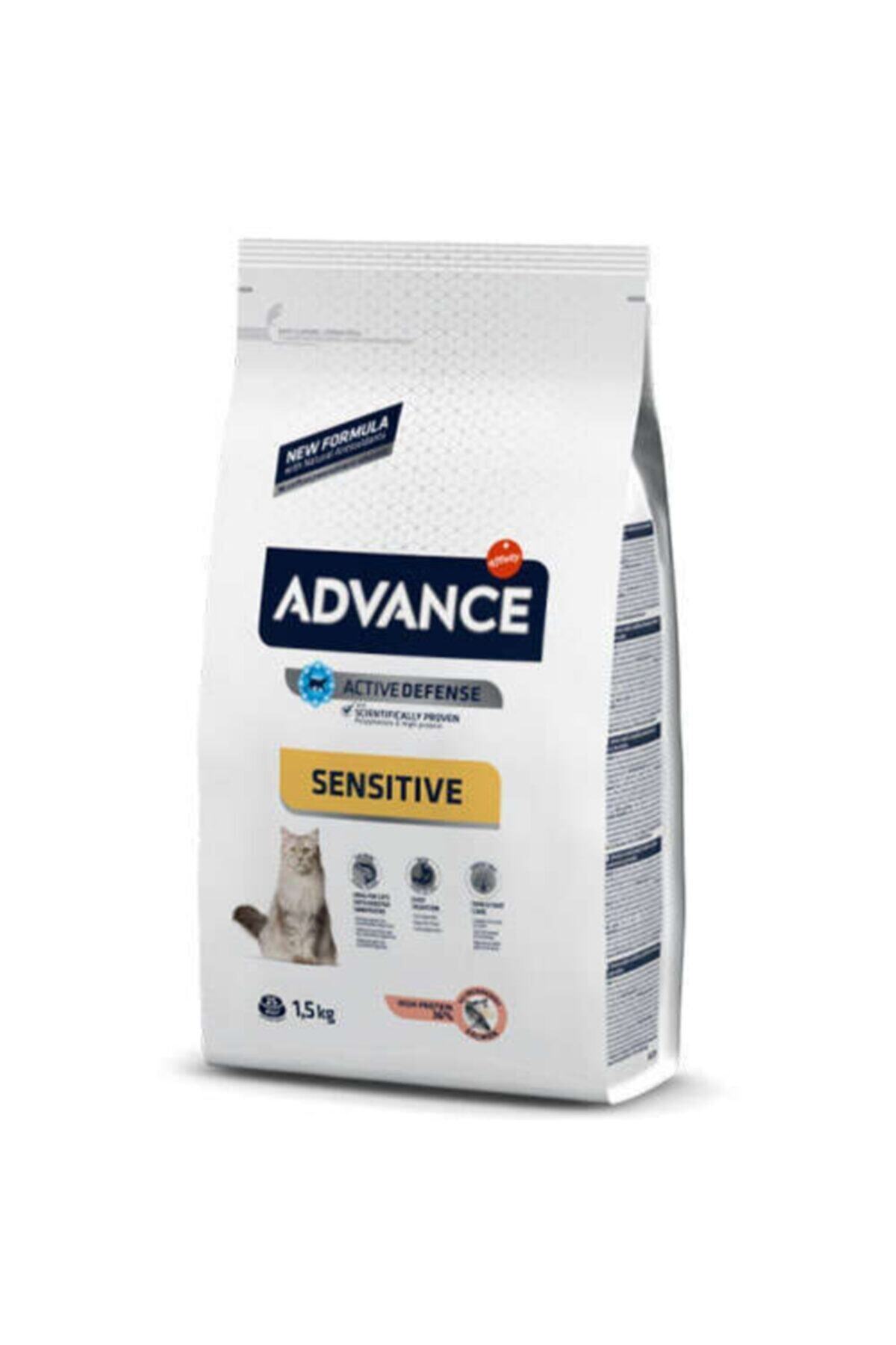 Advance Sensitive Somonlu Yetişkin Kedi Maması 1.5 Kg