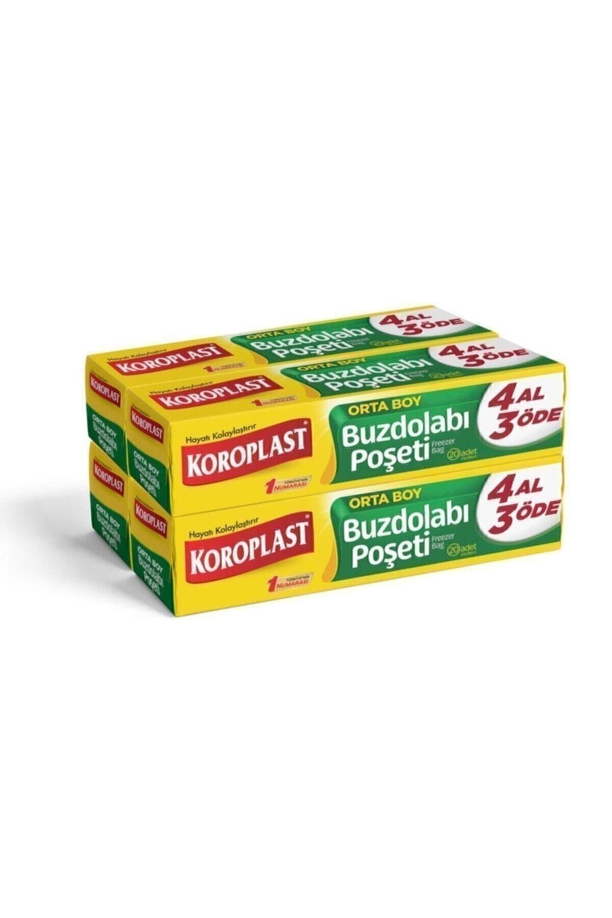 Koroplast Buzdolabı Poşeti 4 Al 3 Öde Orta Boy 80 Li