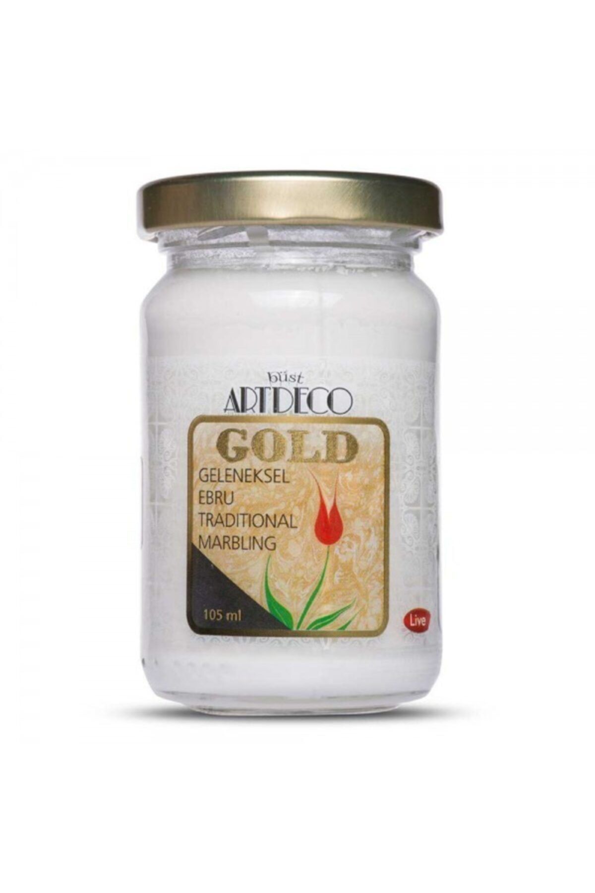 Artdeco Gold : Geleneksel Ebru Boyası : 105 Ml : Beyaz 060 S.1