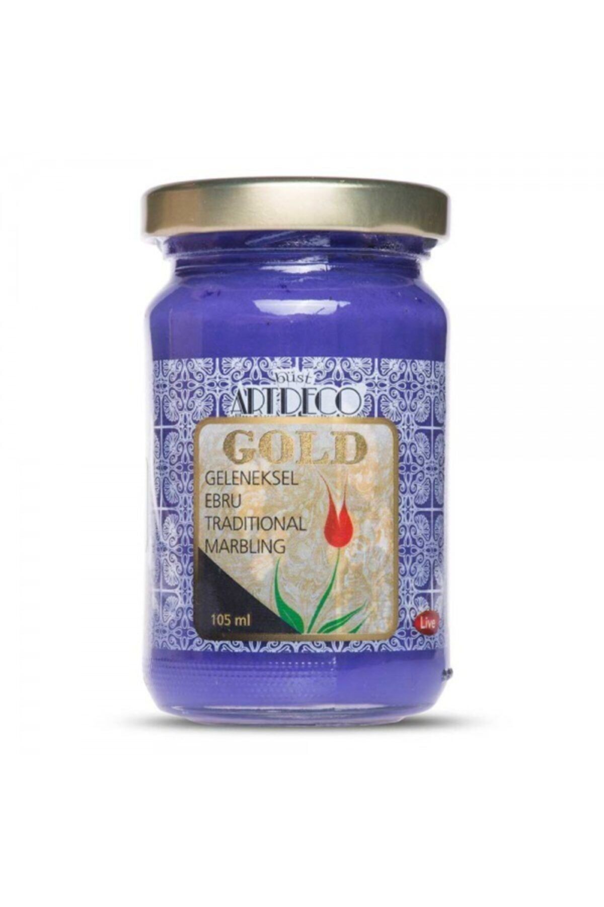 Artdeco Gold : Geleneksel Ebru Boyası : 105 Ml : Mor 436 S.5