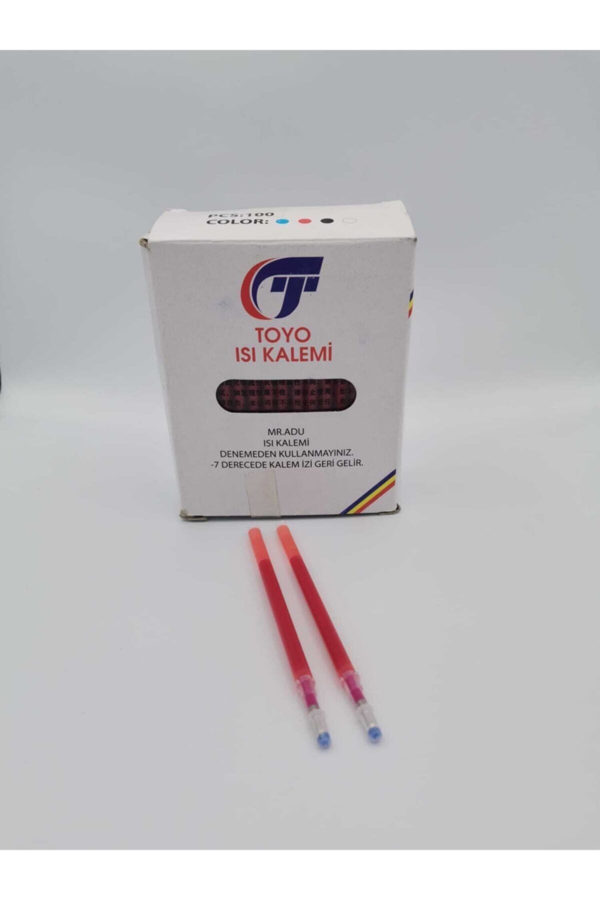 Toyo Isı Ile Uçan Silinebilen Kalem (100 Adet Kırmızı)