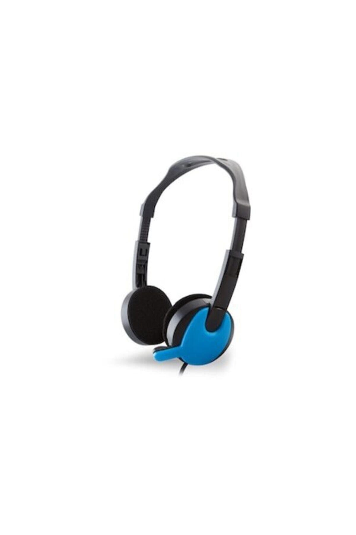 Snopy Sn-717 Siyah/mavi Mikrofonlu Kulaklık