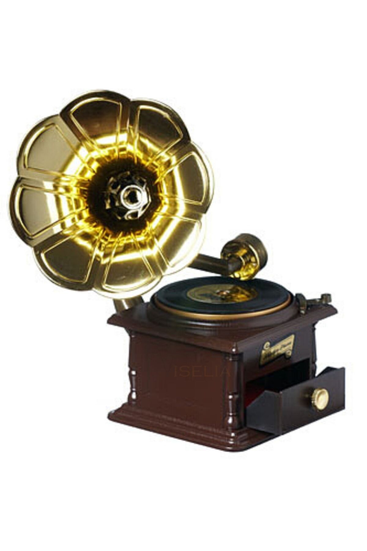 Viselia Gramofon Müzik Kutusu Nostaljik Gramofon Müzik Kutusu Gramafon