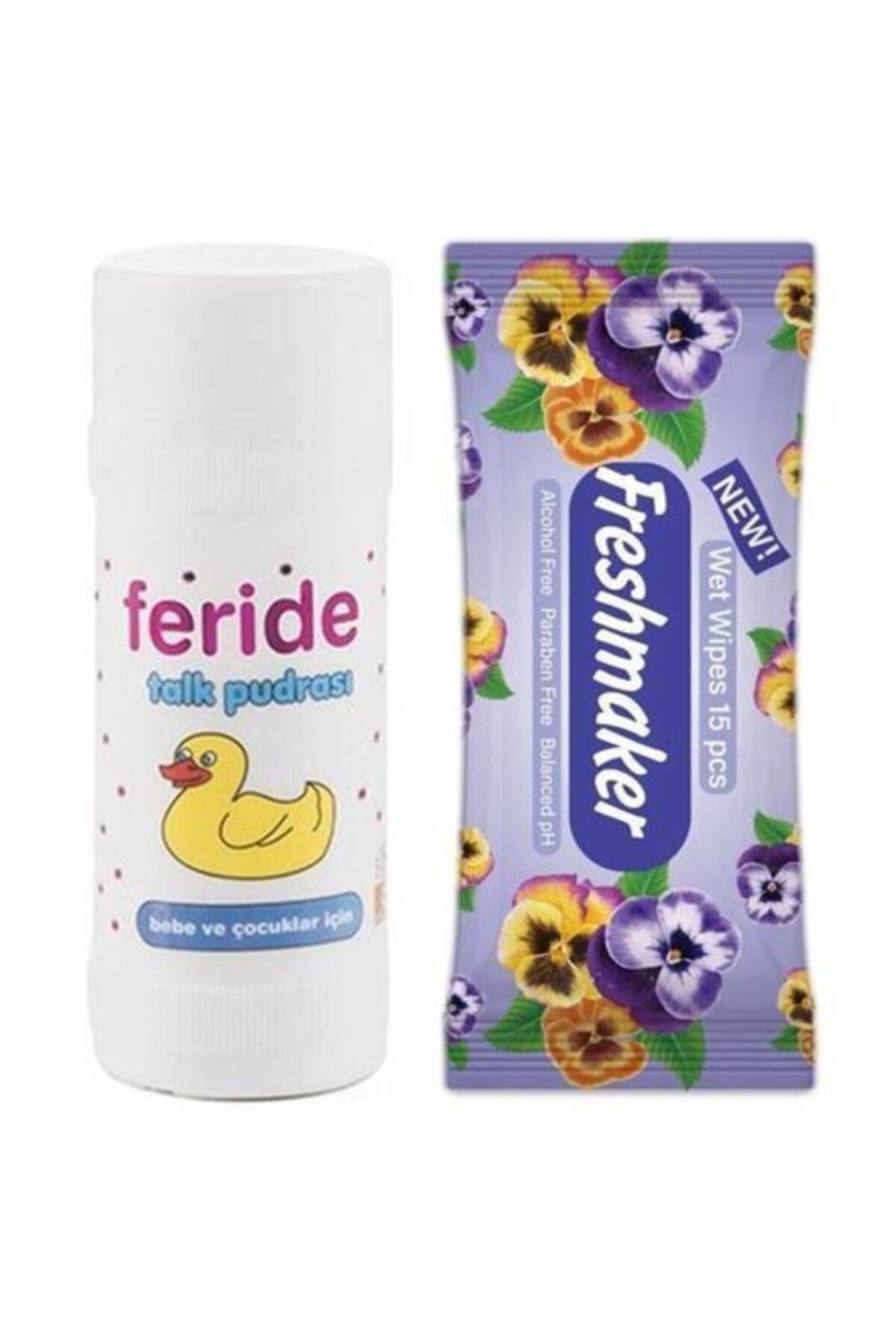Feride Bebek Talk Pudrası Islak Mendil Seti 715674