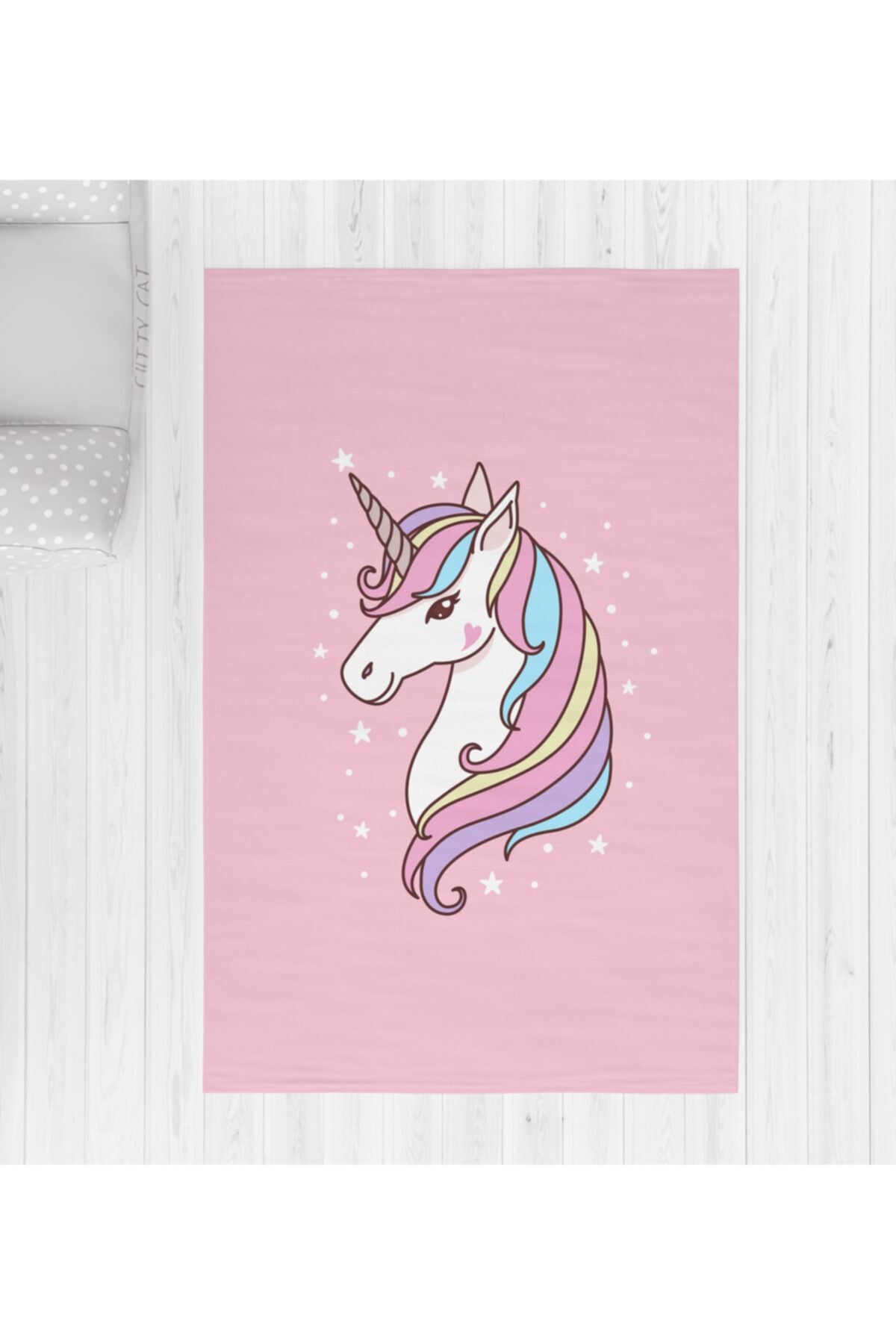 halımarkt Pembe Unicorn Çocuk Odası Halısı