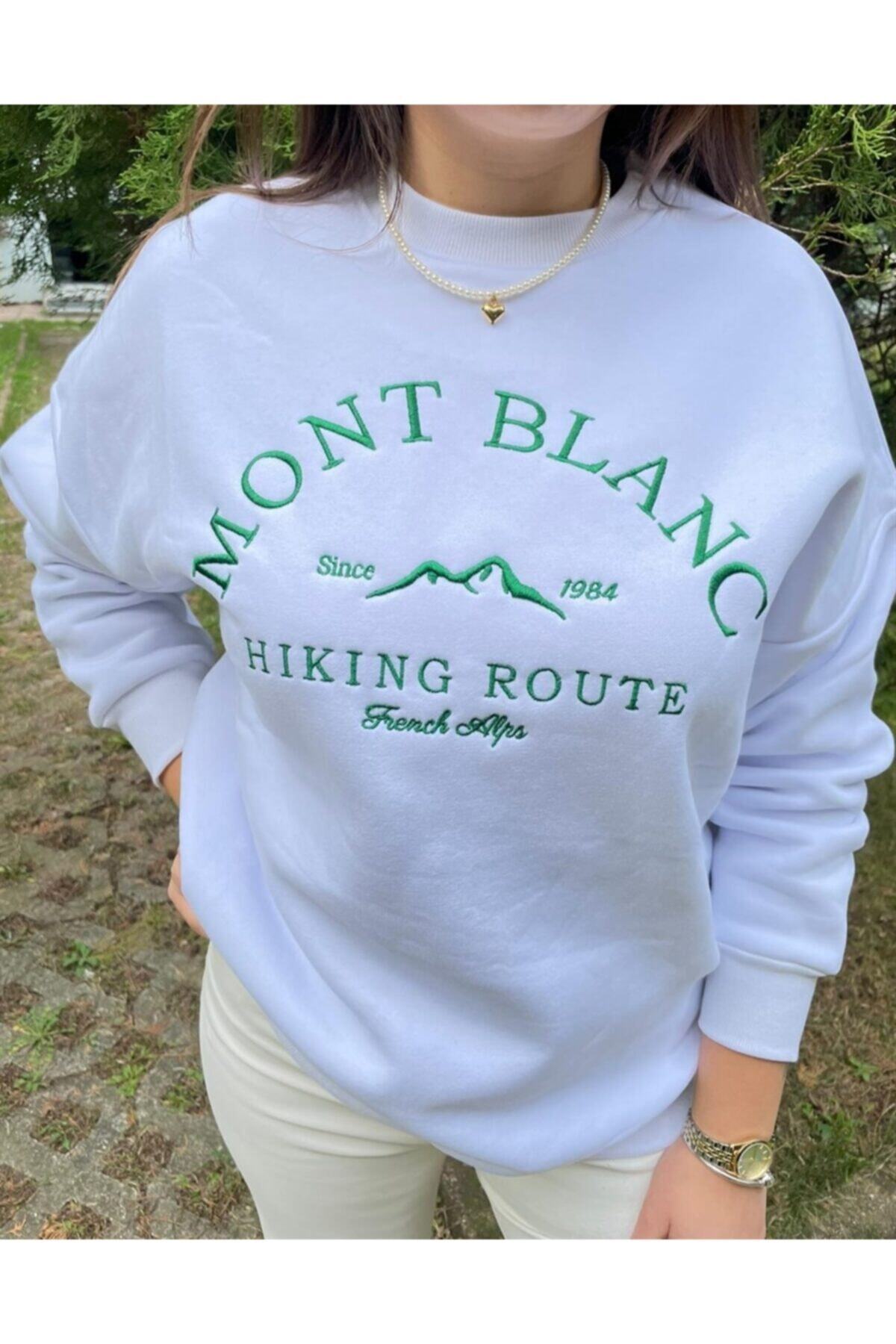 Brand New Yeşil Işlemeli Sweatshirt