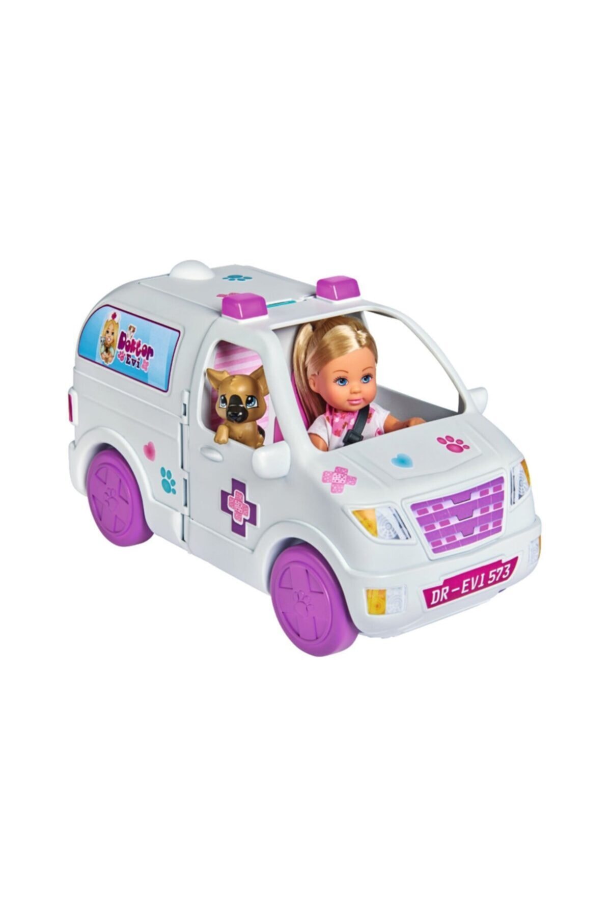 Simba 105733488 Evi Love Doctor Evi Mobil Veteriner  2in1 Vet Mobile