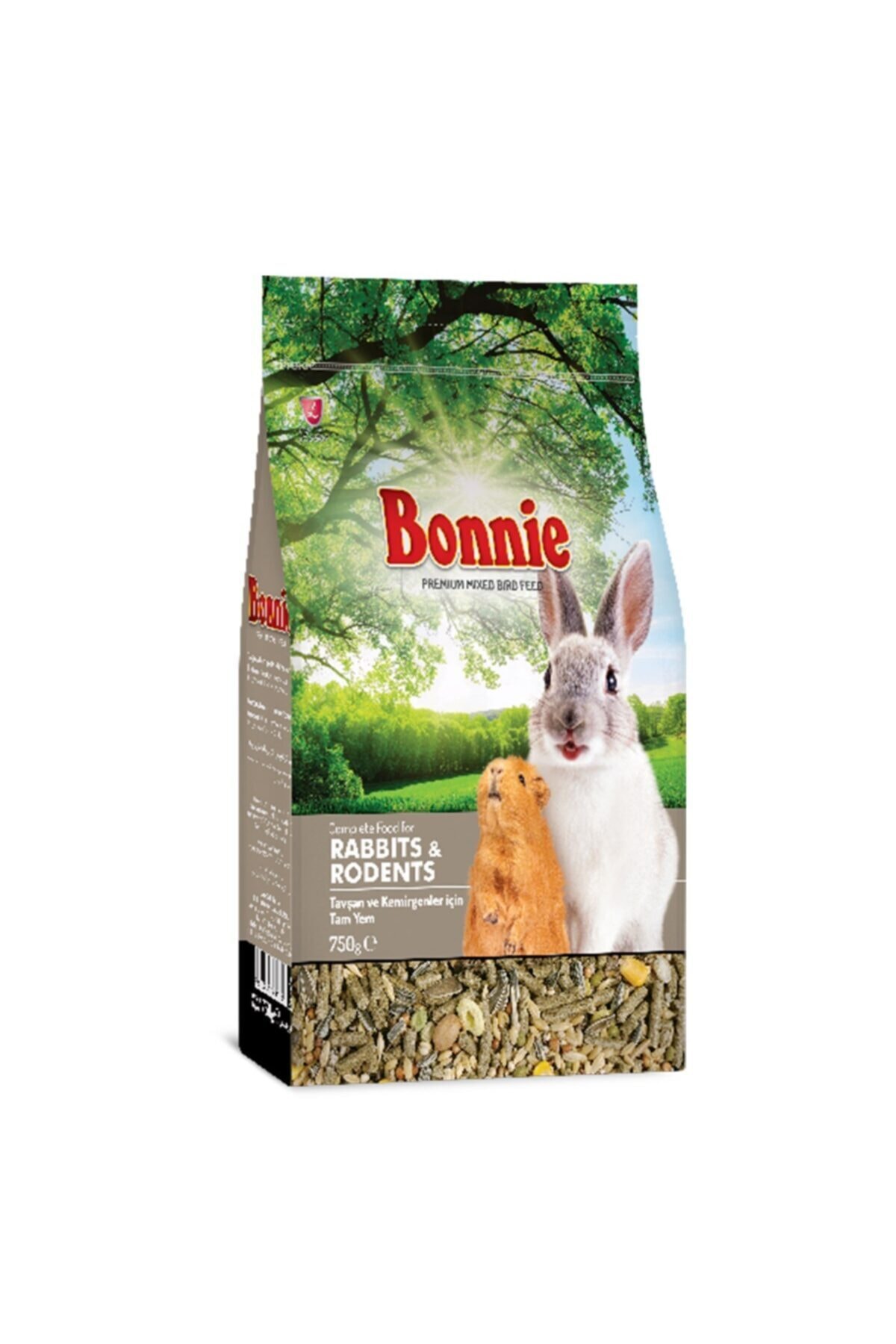 Bonnie Bonnıe Kuş Yemi Tavşan Ve Kemirgen 750 Gr