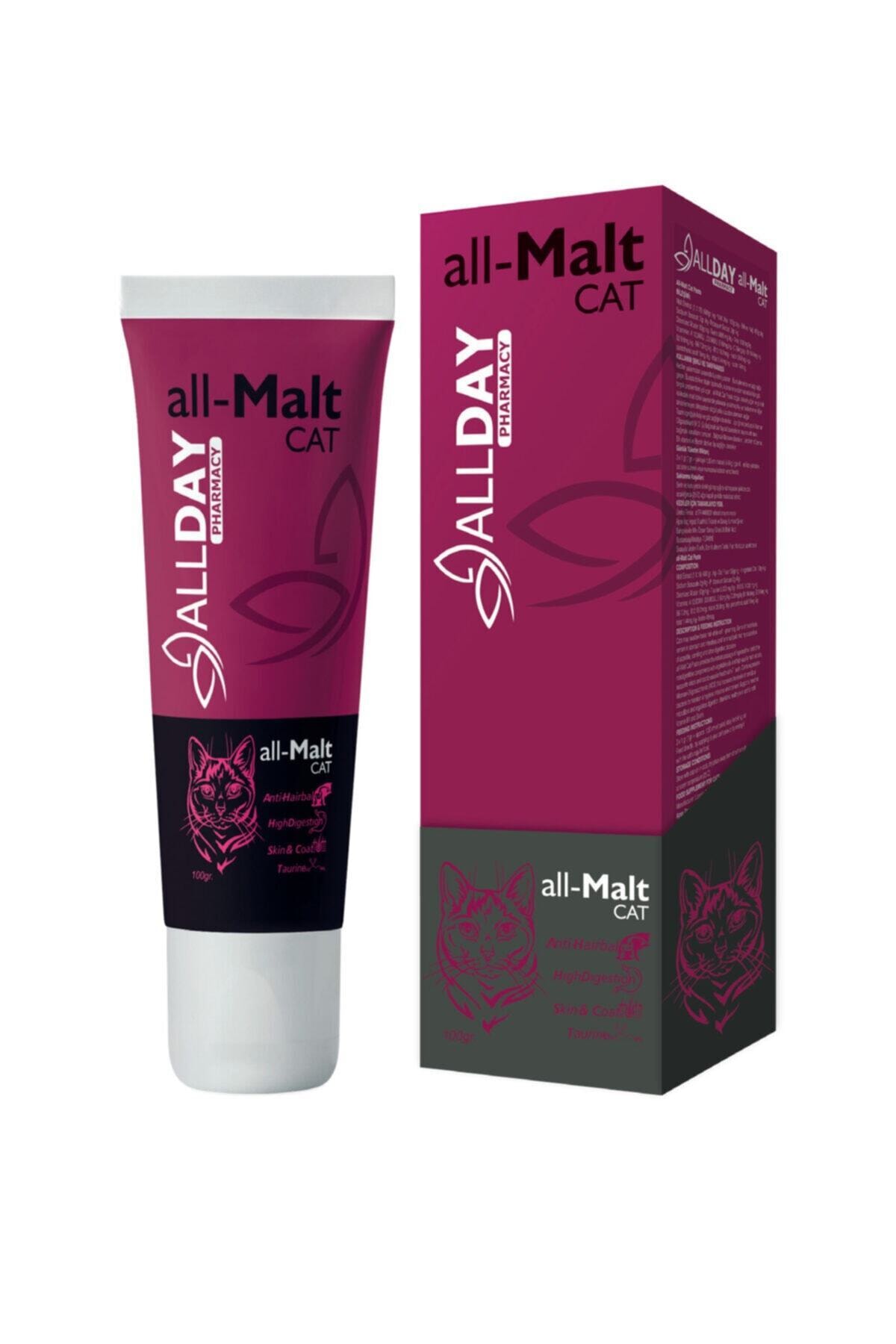 ALLDAY All-malt (hairball) Tüy Yumağı Kontrolü Kedi Macunu 100 Gr