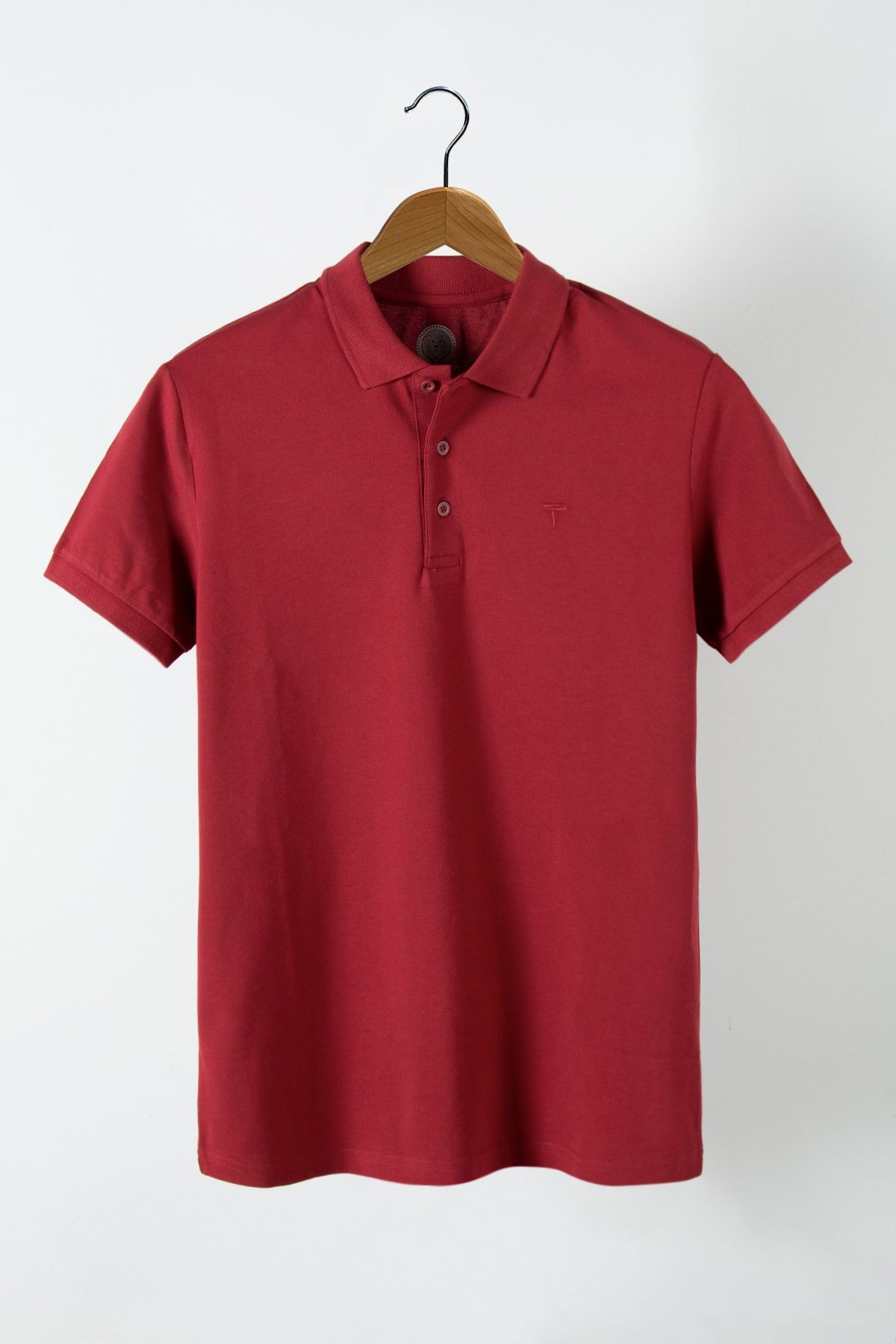 Dark red hotsell polo shirt