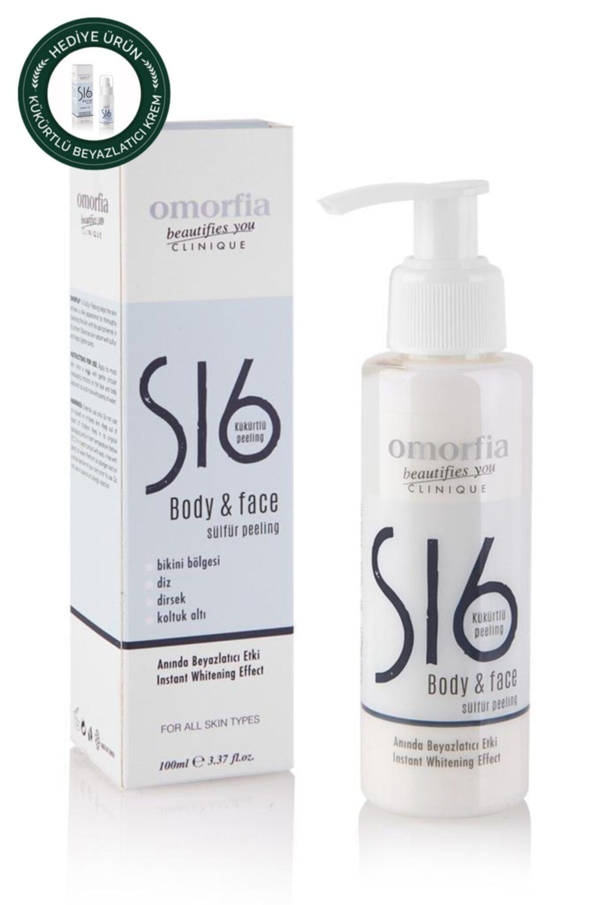 OMORFİA Clinique Kükürtlü Gözenek Sıkılaştırıcı Ve Beyazlatıcı Peeling 100 ml