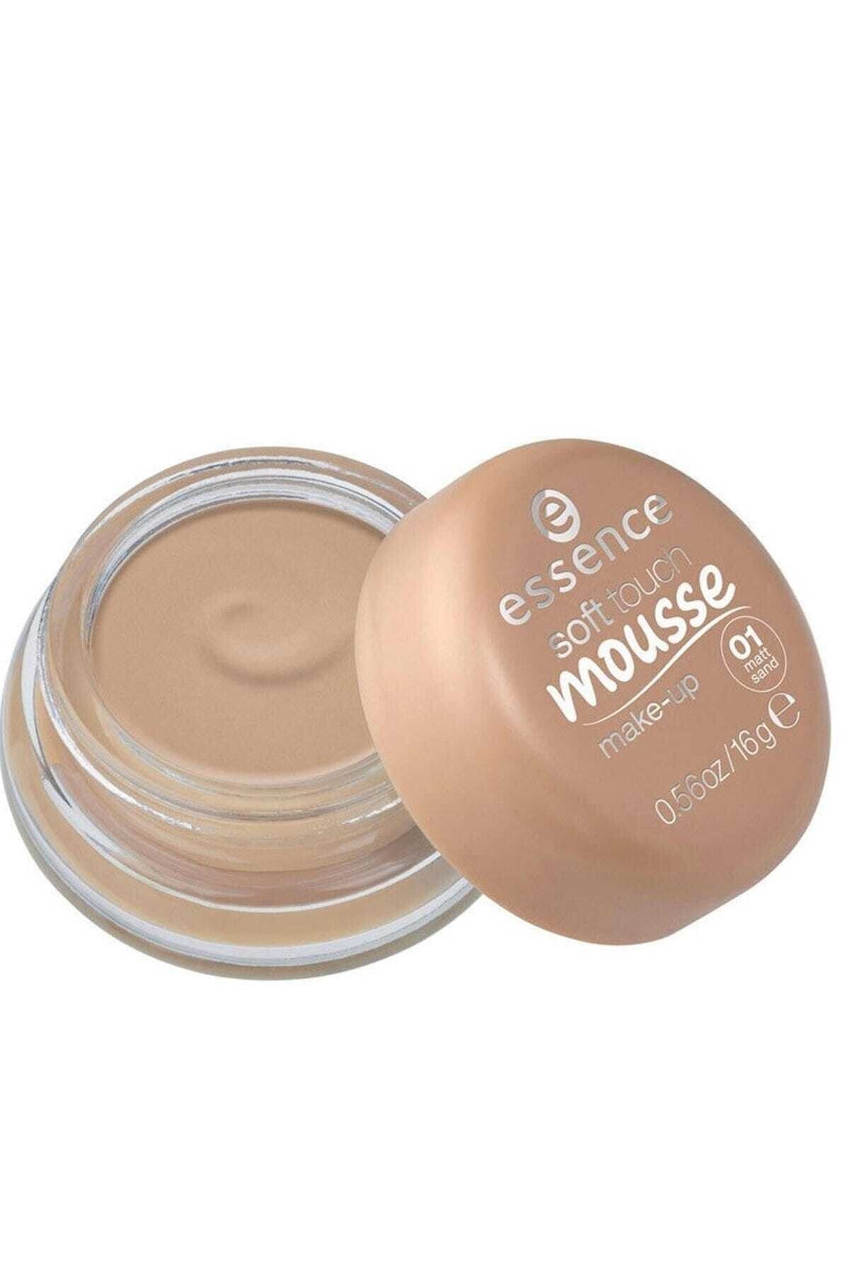 Essence Soft Touch Mousse Mat Köpük Fondöten No 01