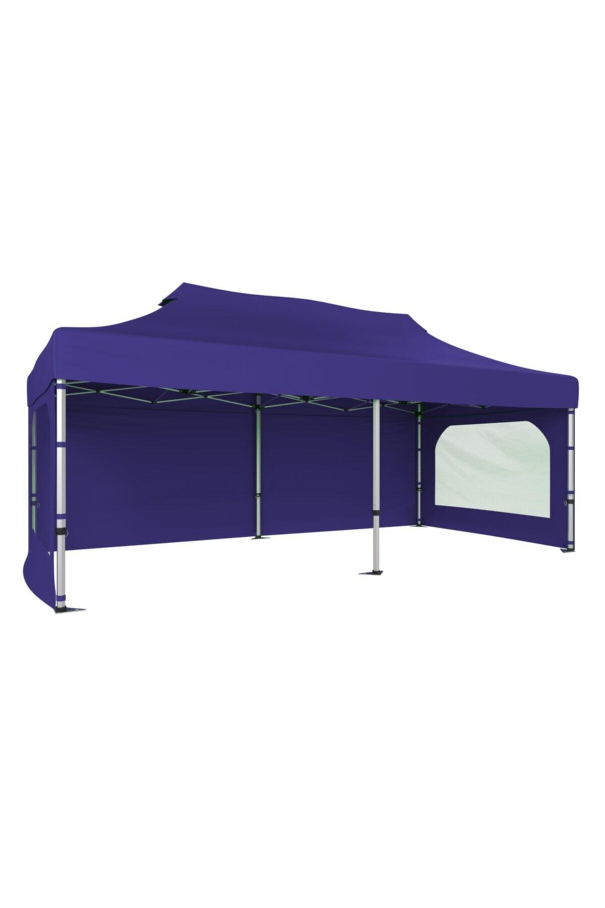 CLK Garden Clk 4x8 52mm Alüminyum Katlanabilir Tente 3 Yan Duvarlı 2 Pencereli