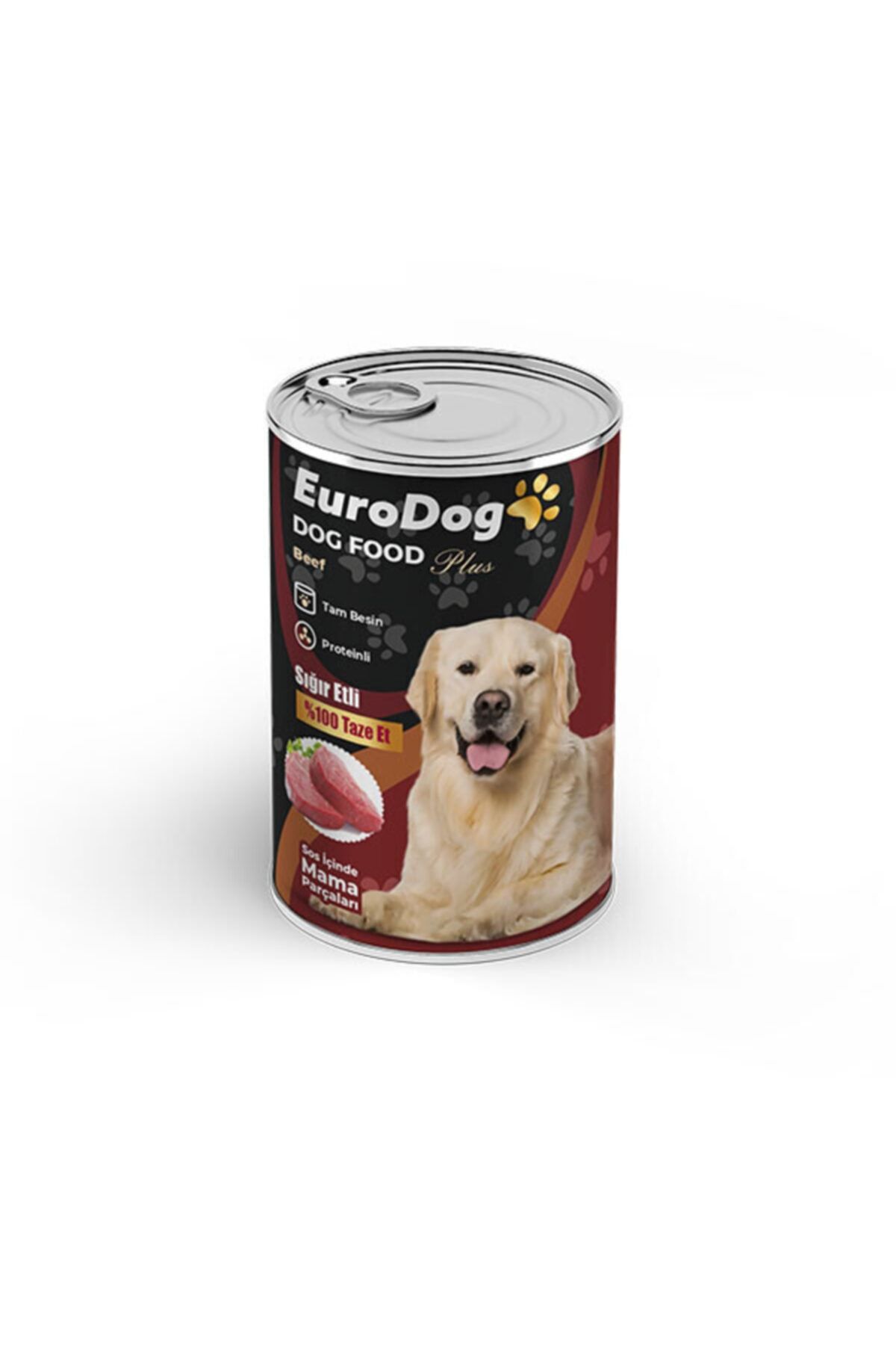 Eurodog Köpek Konservesi Biftekli 415 Gr