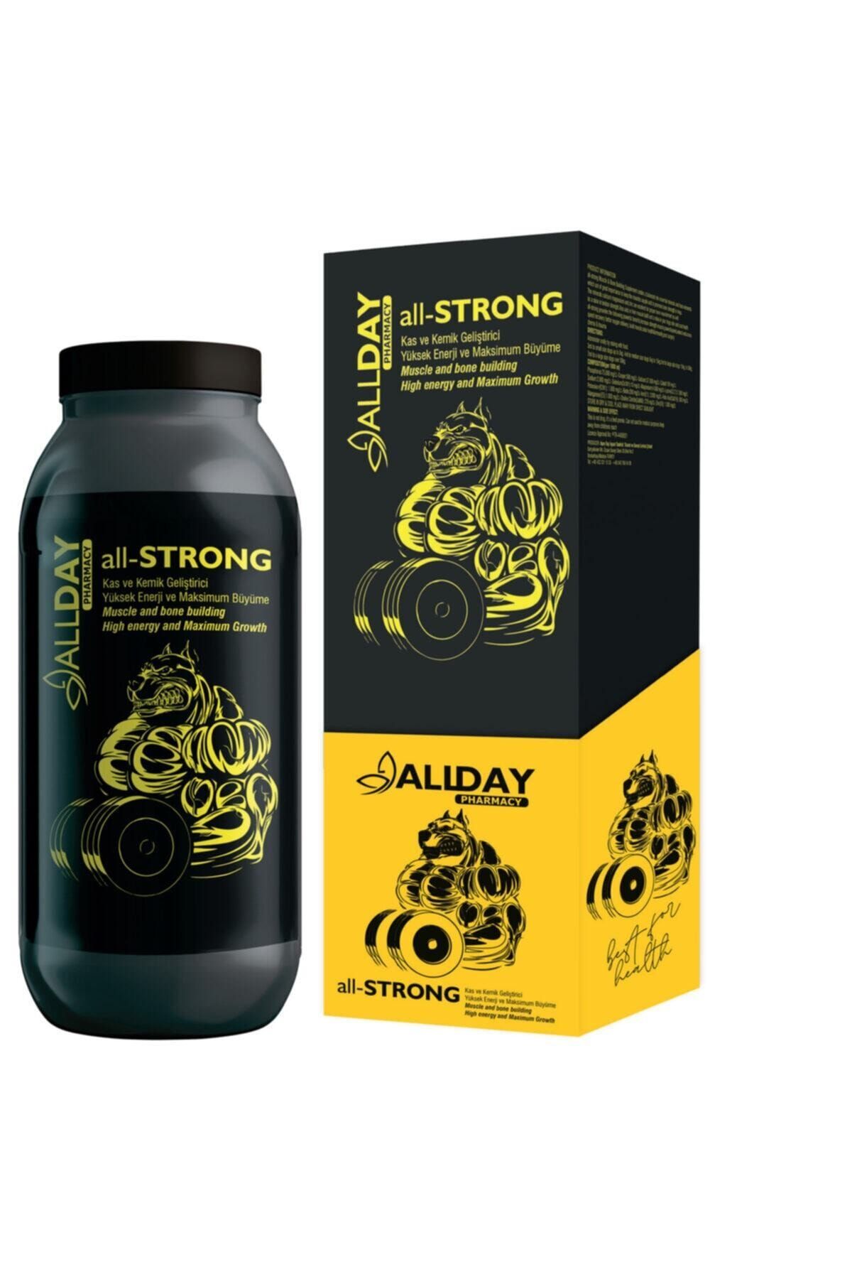 ALLDAY All-strong Kas Ve Kemik Geliştirici Yüksek Enerji Ve Maksimum Büyüme 500 Ml
