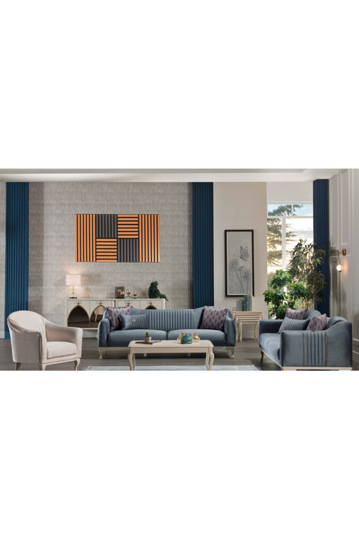 ZETA HOME Bambu Rengi Acupanel Kendin Tasarla Duvar Paneli 30 cm X 30 cm Kendinden Yapışkanlı