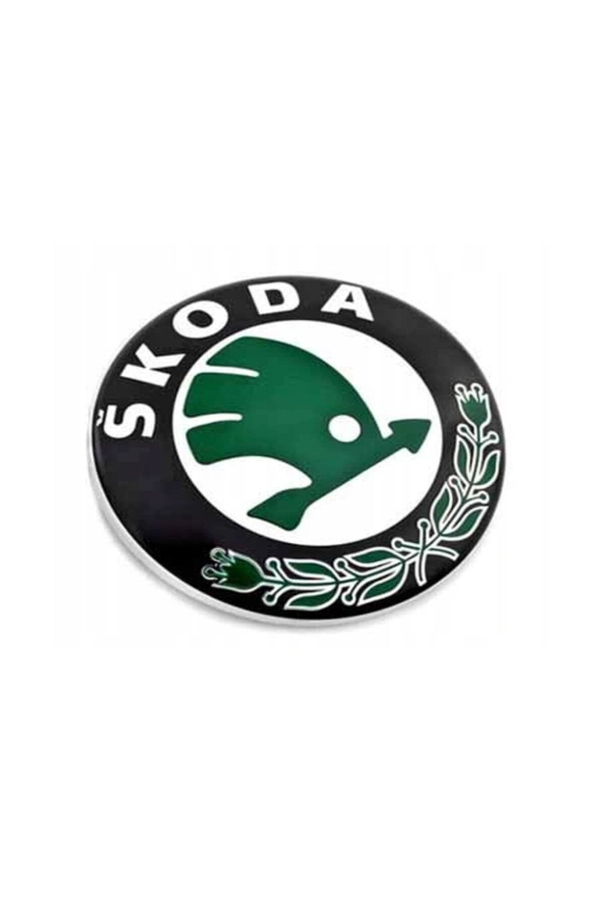 YİGOPAR 1u0853621c Skoda Fabia Arka Bagaj Arma Amblem 80 Mm 2005-2007 Model Arası Araçlara Uyumlu