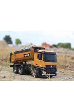 46cm 1/14 Yüksek Kalite Rc Model Damperli Kamyon Uzaktan Kumandalı Metal Iş Makinası 1573 Image 0