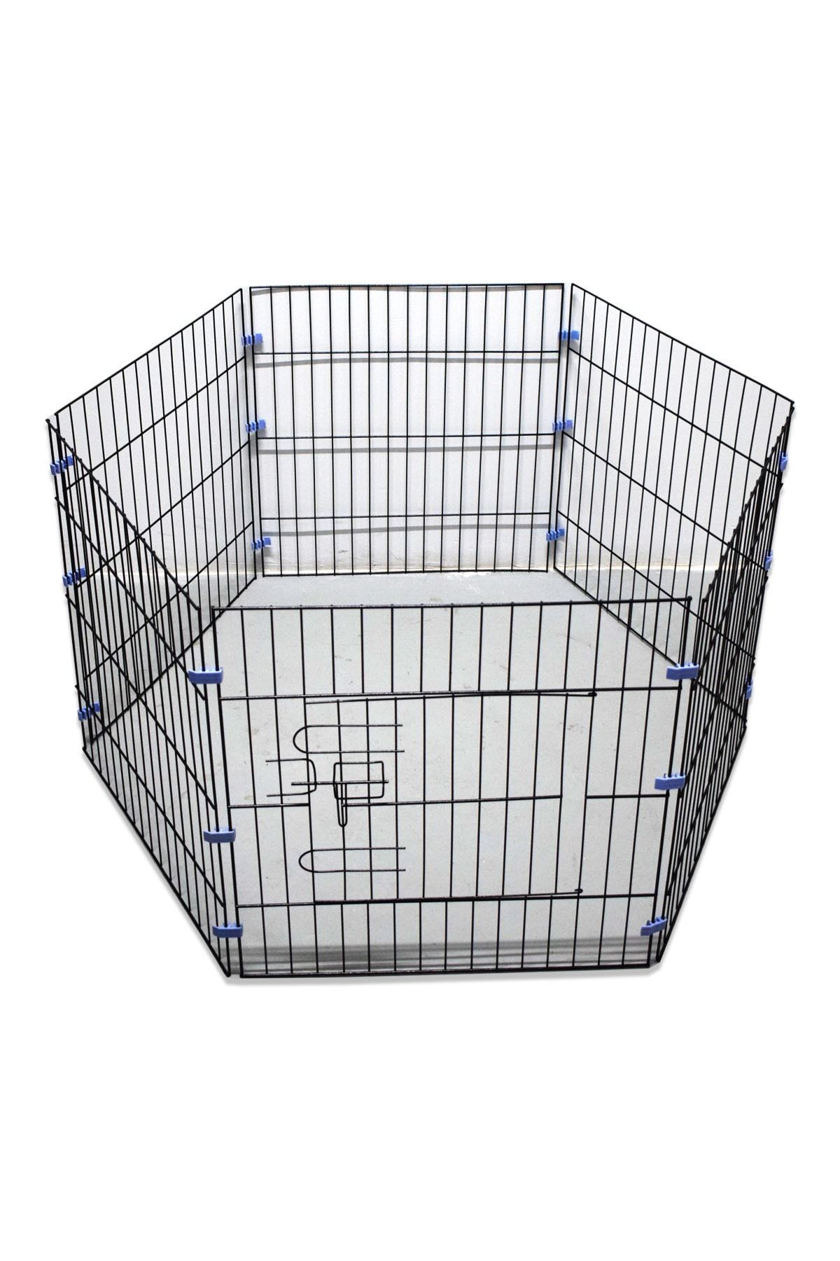 Hedicaret Köpek Kafesi 60x57 Cm 6 Adet Çit Kedi Eğitim Oyun Alanı