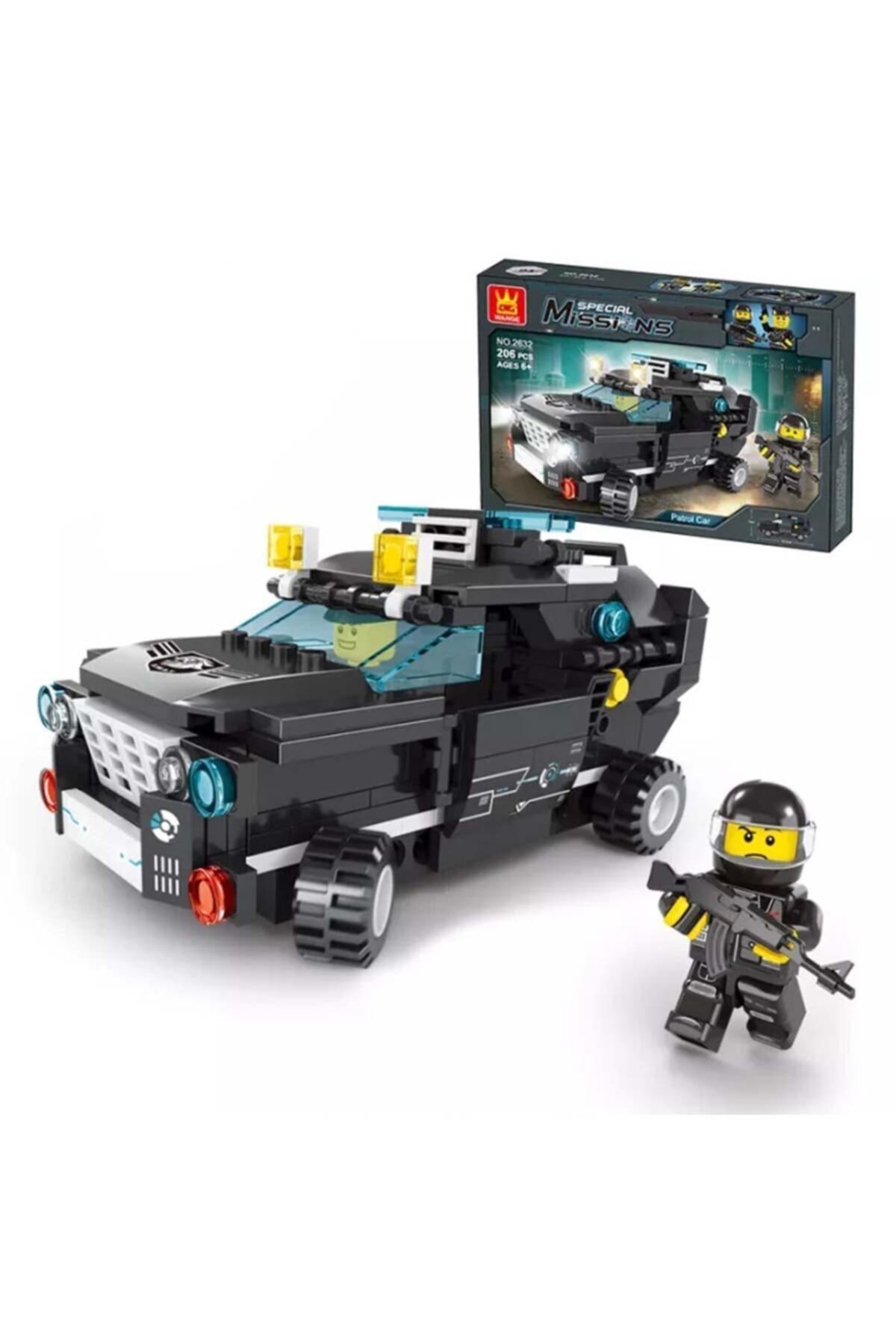 akids Fırsat Wange Swat Devriye Arabası 206 Parça