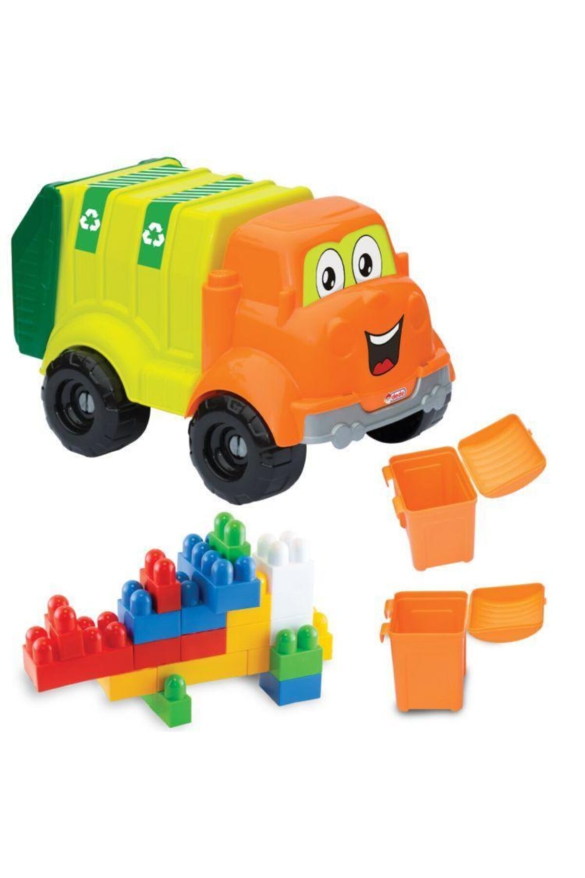 akids Fırsat Dede Çöp Kamyonum Bloklu 30 Parça