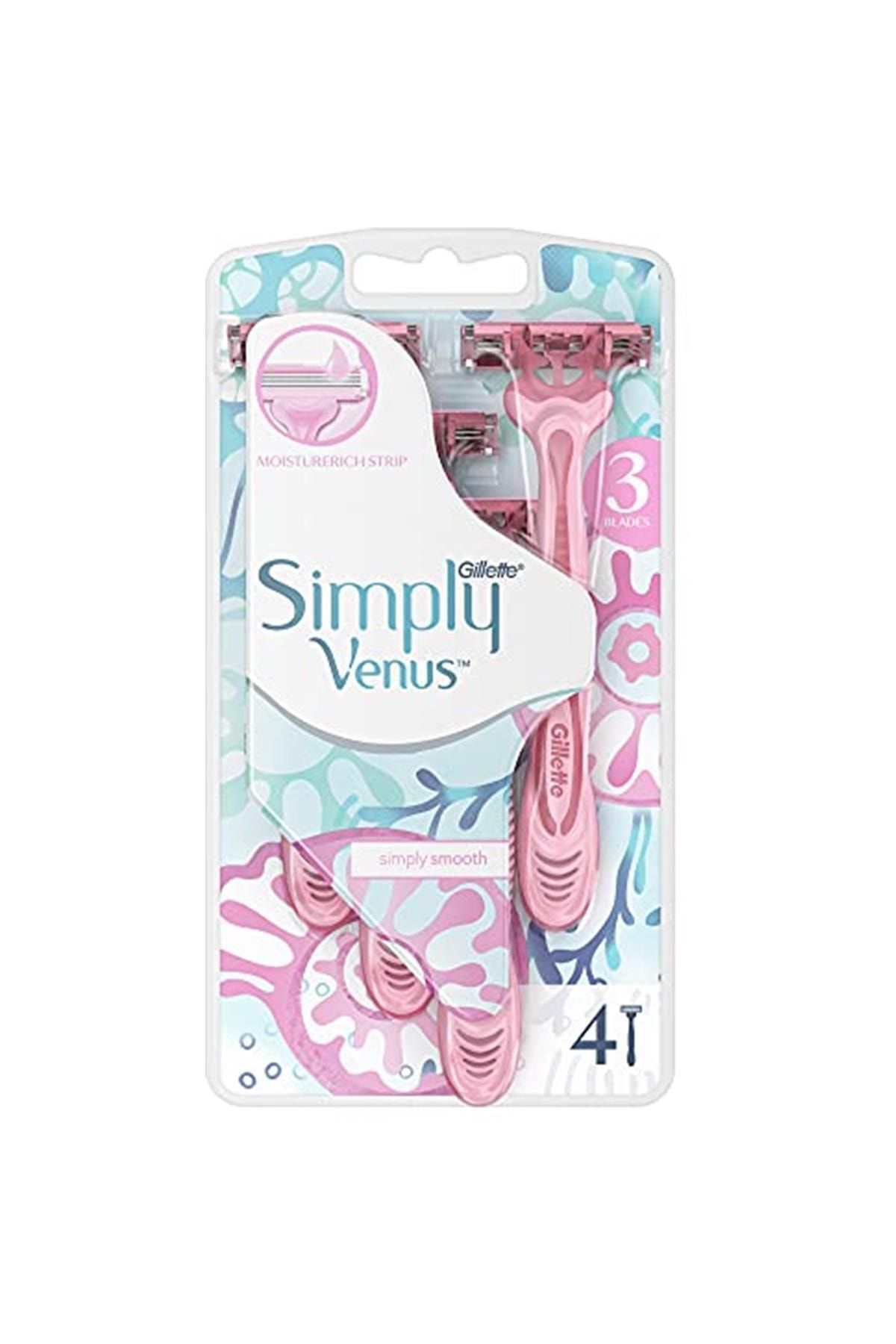BRCTOPTAN Marka: Simply Venus 3 Kullan At Kadın Tıraş Bıçağı 4'lü Kategori: Tıraş Bıçağı