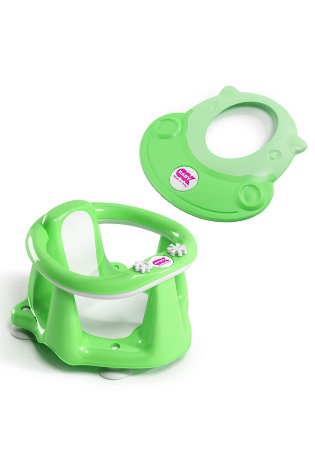 OkBabyy Flipper Evol Banyo Oturağı & Hippo Banyo Siperliği  Yeşil