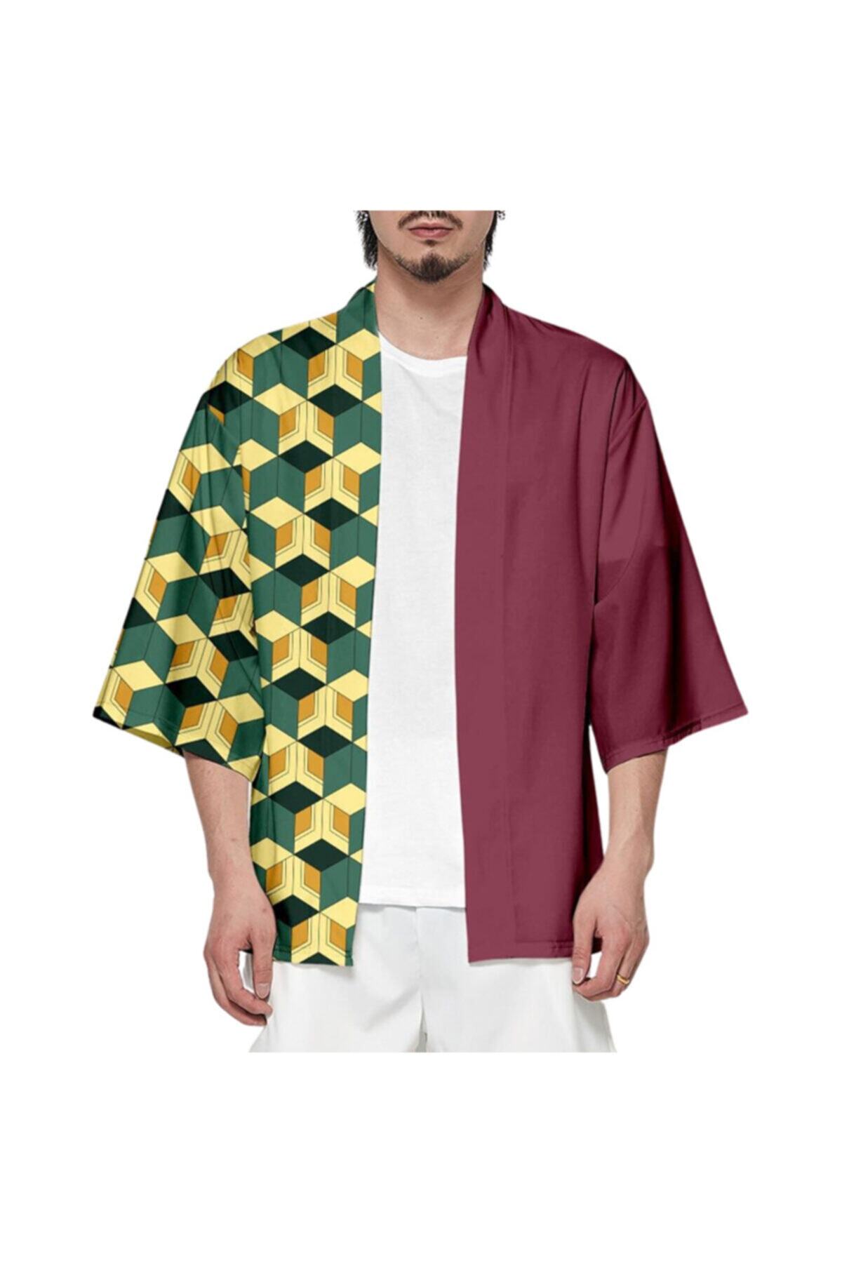 DÜKKAN DESİGN Deman Slayer Giyu Tomioka Kimono