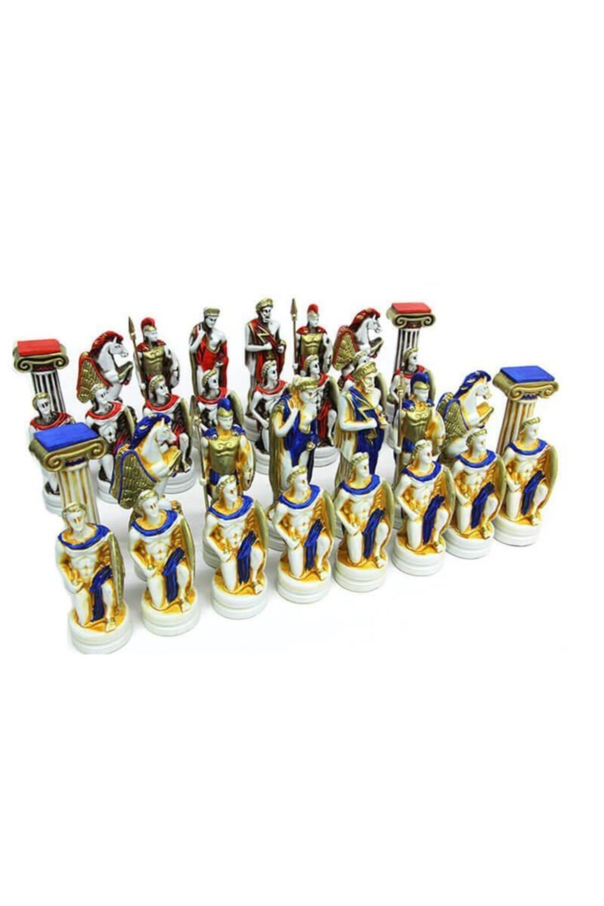 Dreamsshop Satranç Taşı Polyester Ortaboy Pegasus Dekoratif Hediyelik