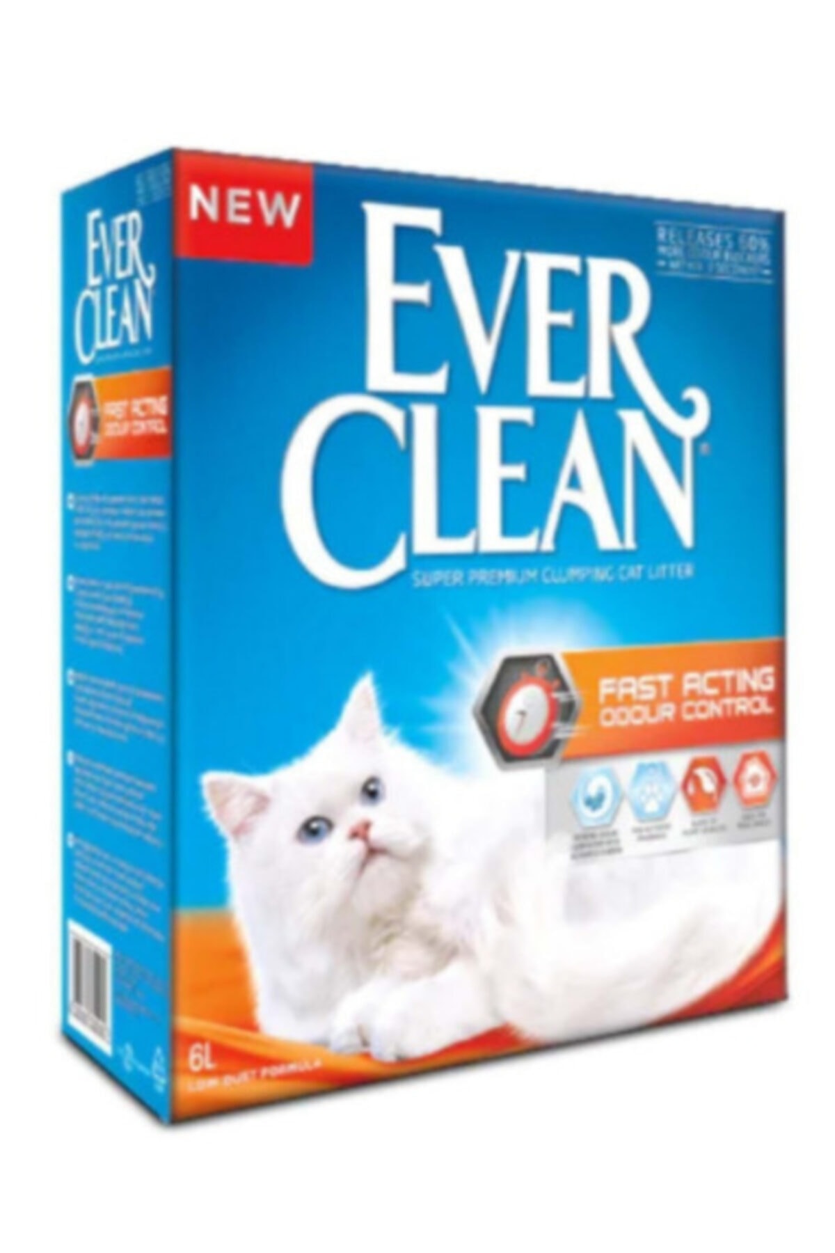 Ever Clean Fast Acting Doğal Bitki Özlü Hızlı Topaklanan Kedi Kumu 6lt