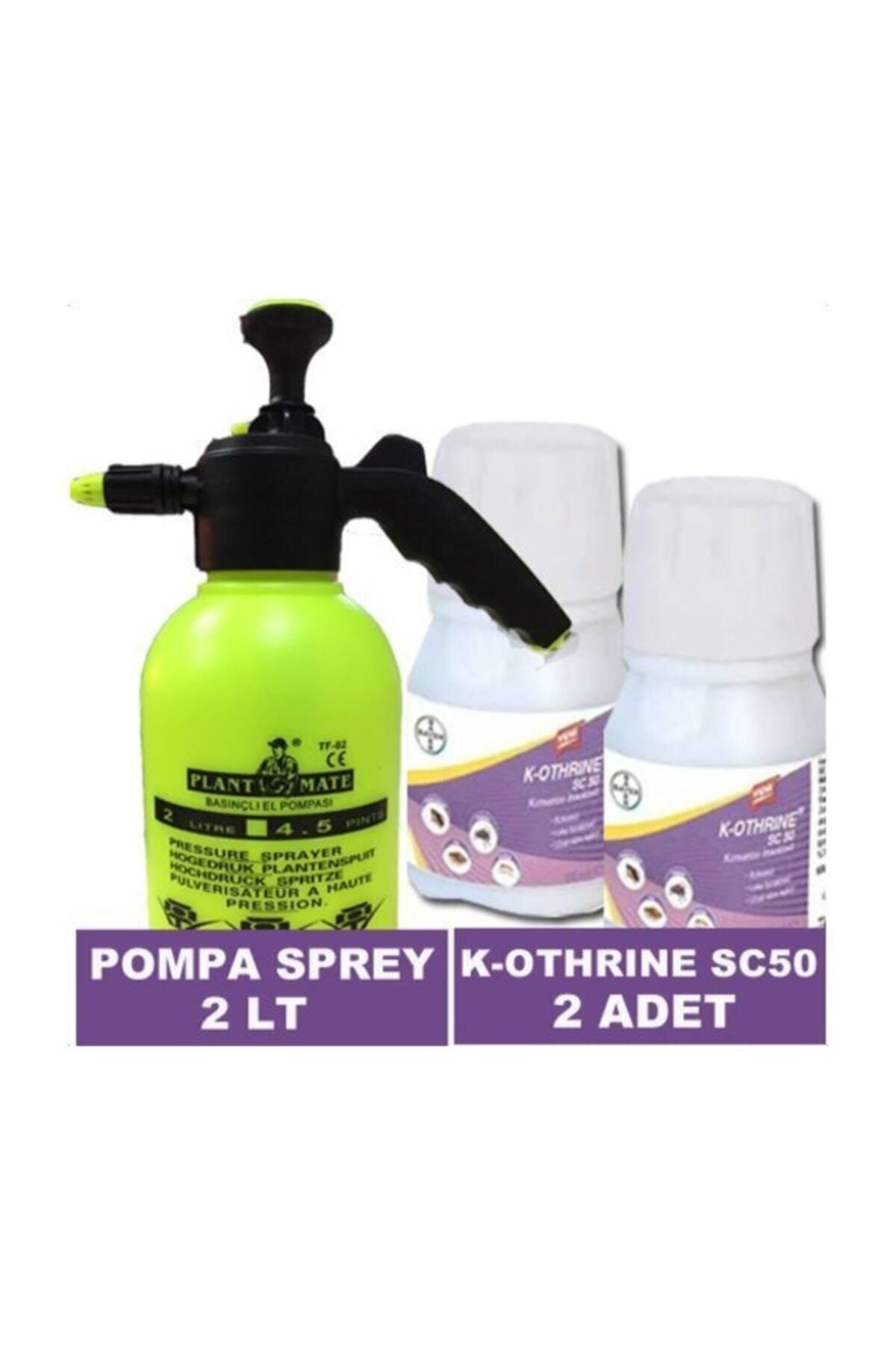 Bayer 2 Adet K-othrine Sc50 Genel Haşere Ürünü + 2 Litre Pompa Sprey