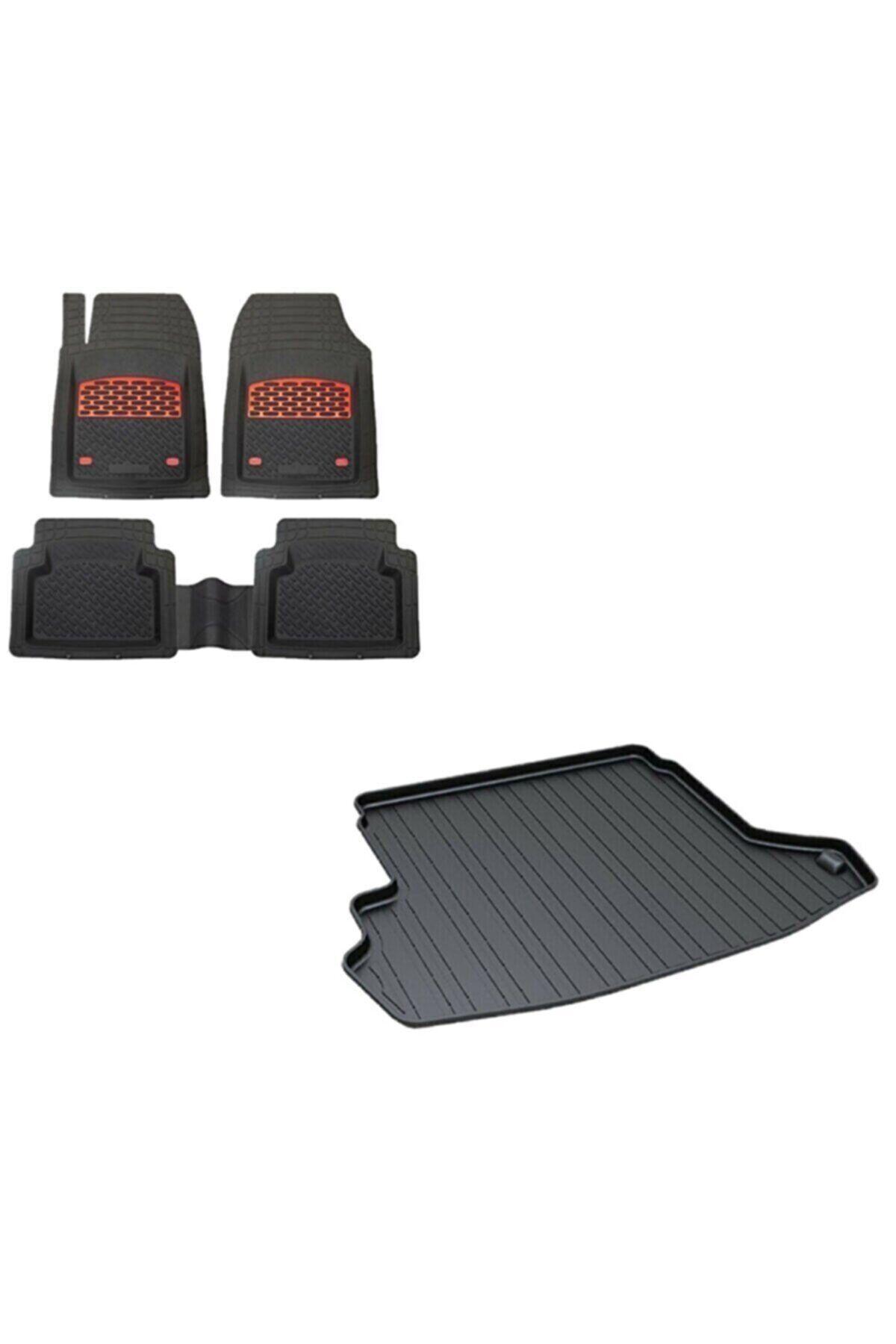 TEAMCAR Seat Ibiza Hb 2020 Model Uyumlu  3d Bagaj Havuzu+3d Havuzlu Paspas Takımı