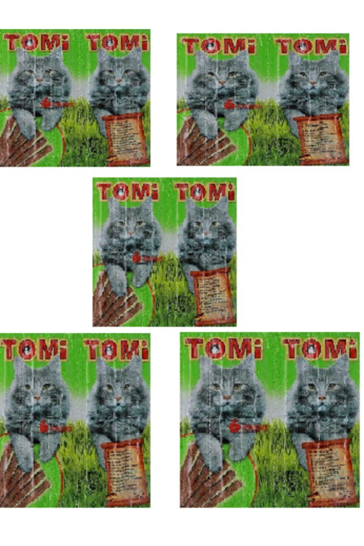 Tomi Kuzulu Ve Hindili Kedi Çubuk Ödül 6 X 5 Gr.(5 Adet)