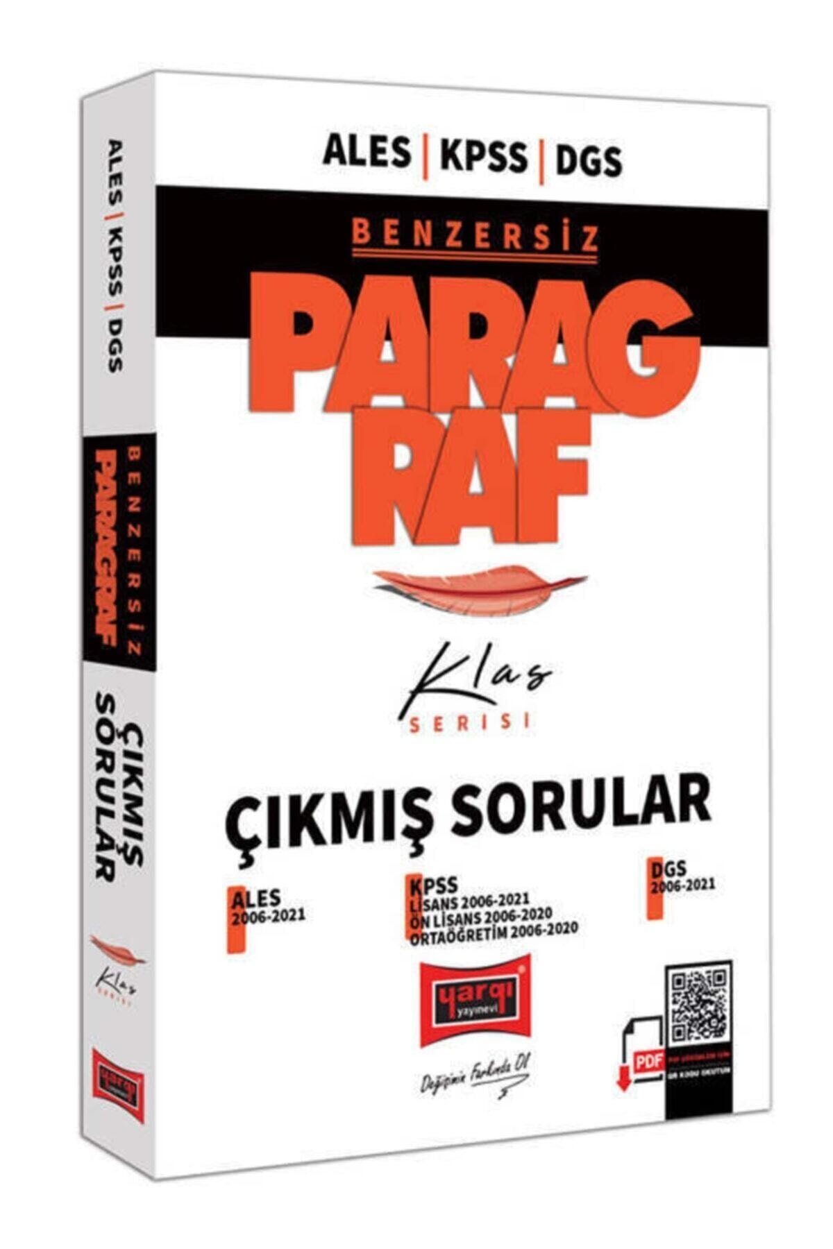 Yargı Yayınları 2022 Ales Kpss Dgs Klas Serisi Benzersiz Paragraf Çıkmış Sorular