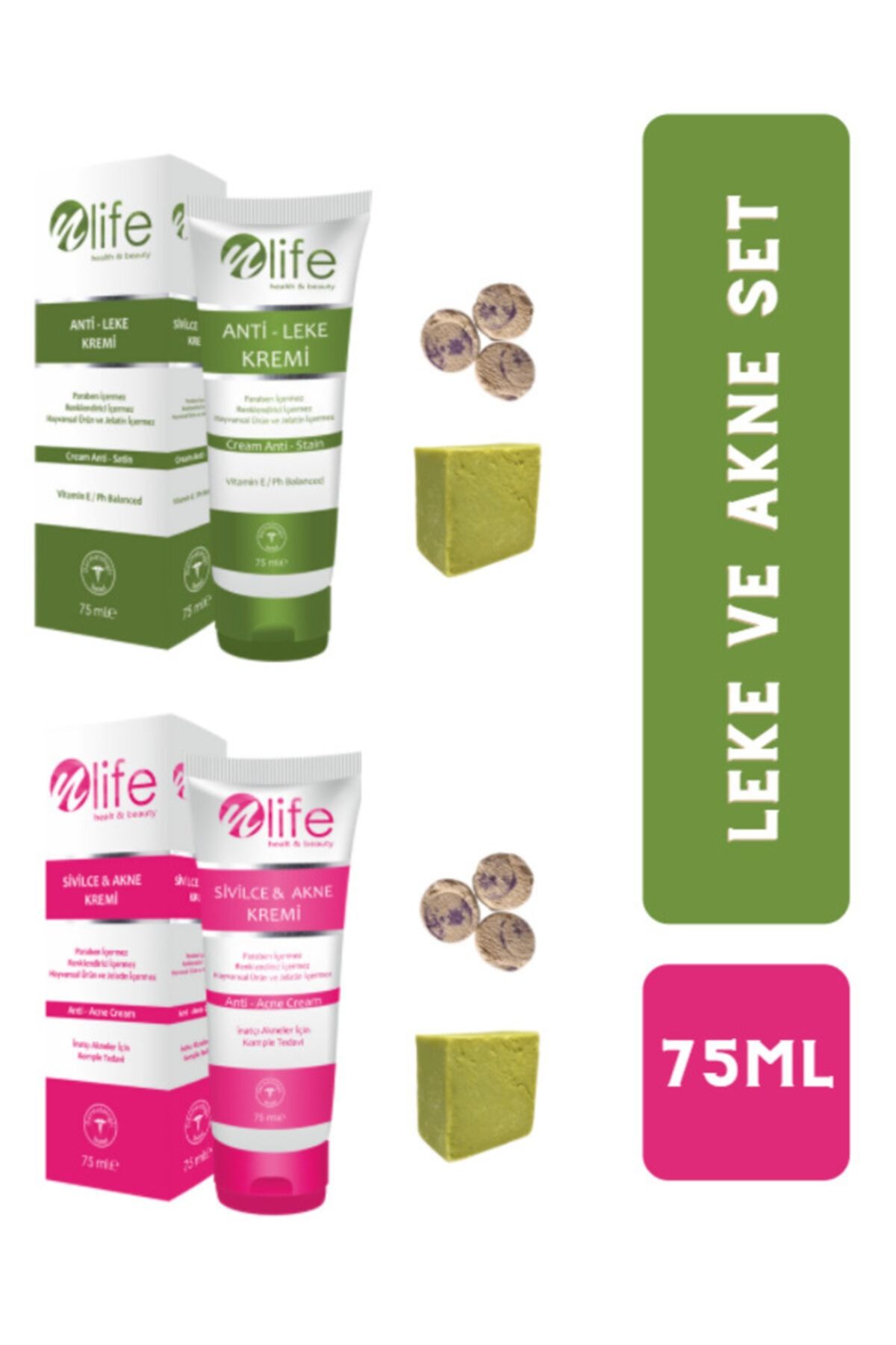 NLife Anti Leke Kremi Ve Akne Kremi 2'li Set