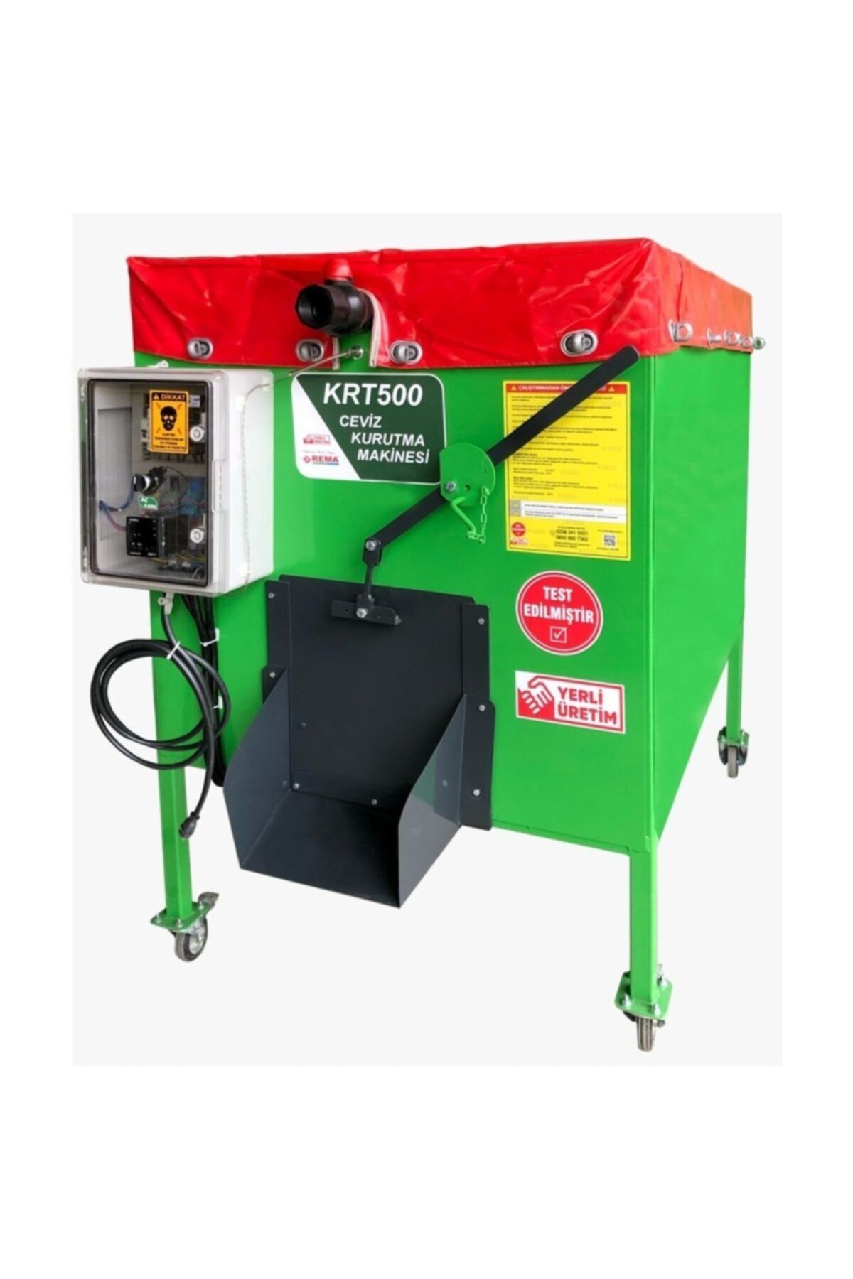 Rema Krt500 Nem Alma Üniteli Ceviz Kurutma Makinesi 500 Kg