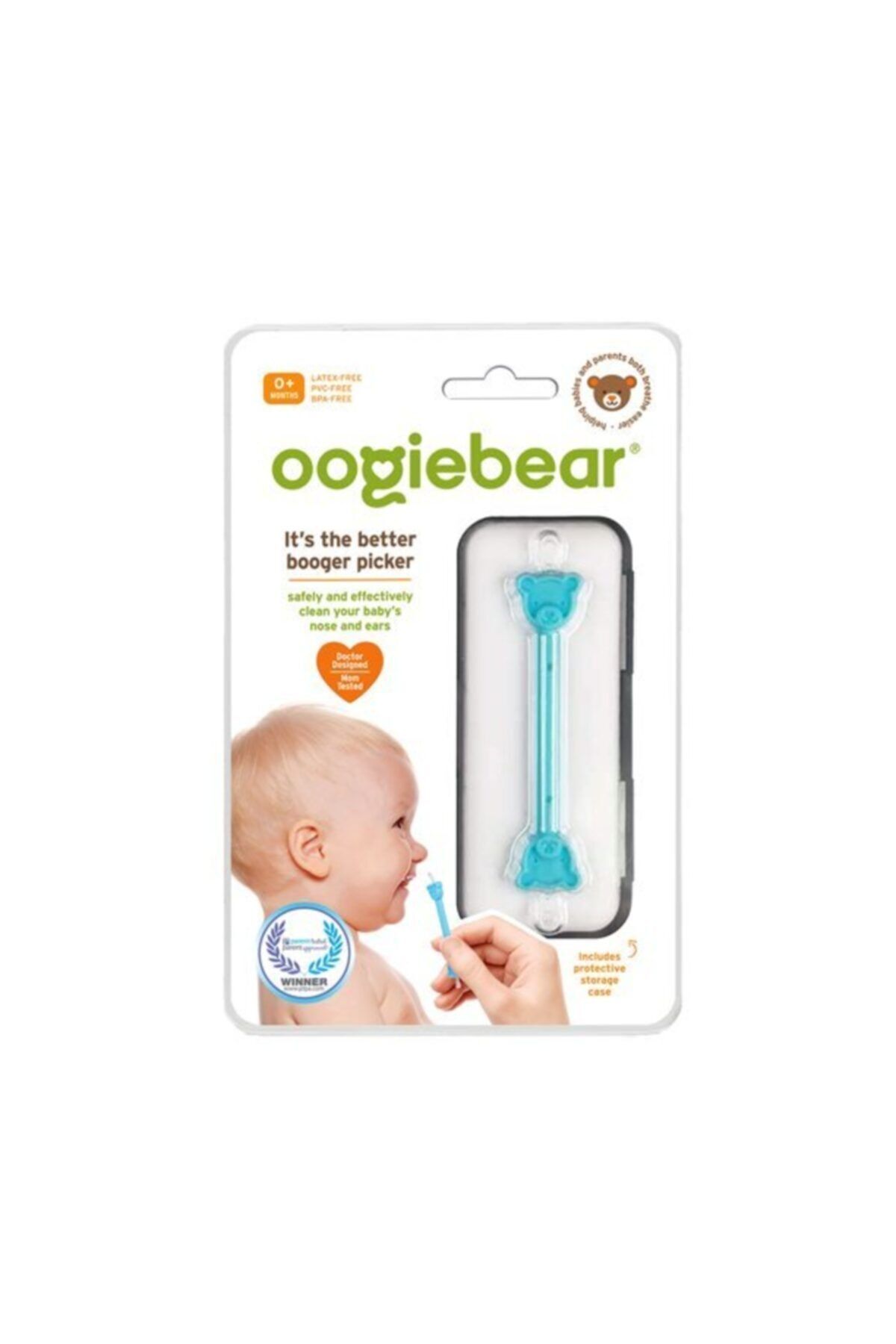 Oogiebear Yenidoğan Bebek Kulak Burun Aspiratörü Kutulu