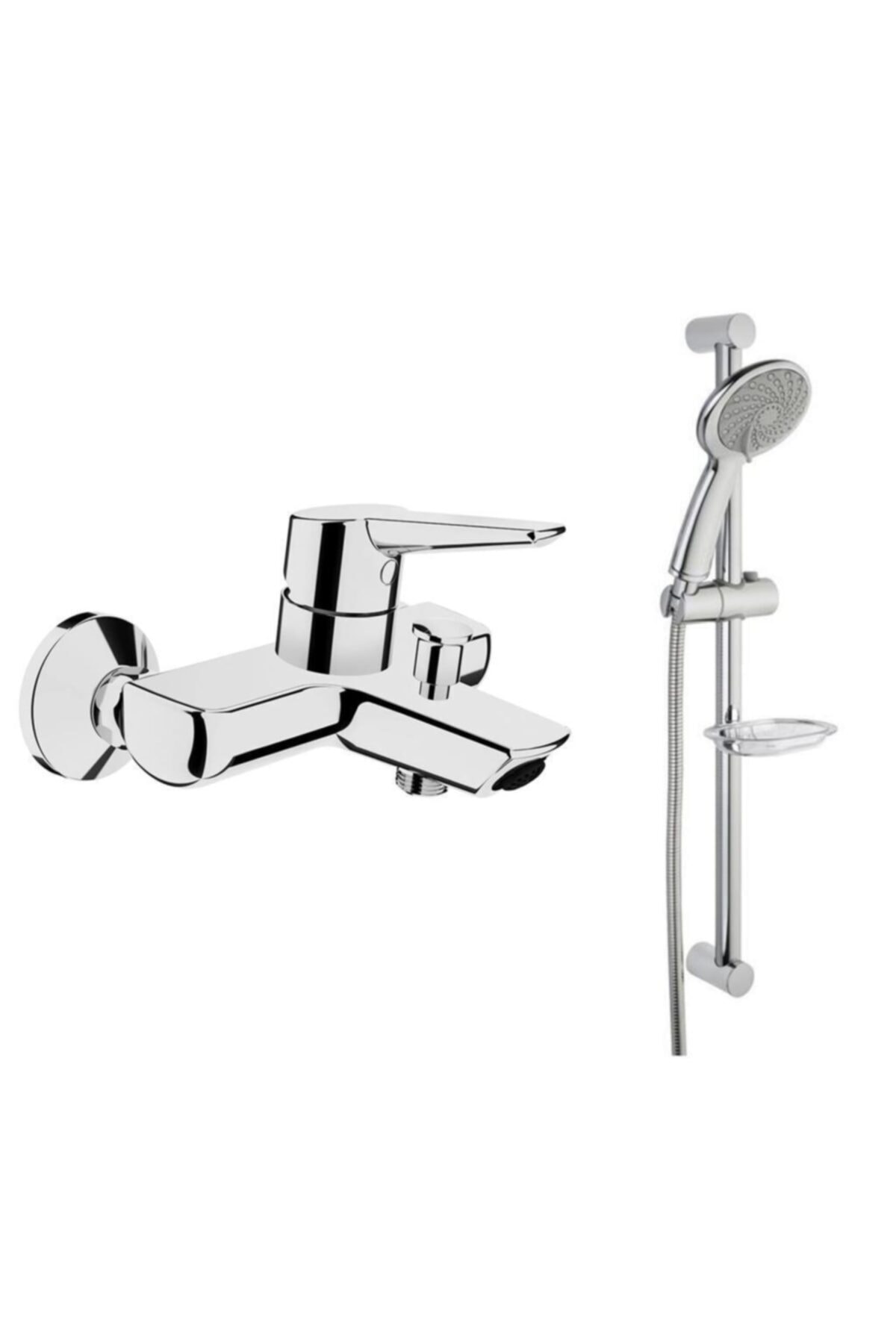 Artema Solid S  Uyumlu Banyo Bataryası A42444+ Samba 3f Sürgülü Duş Takımı A45680