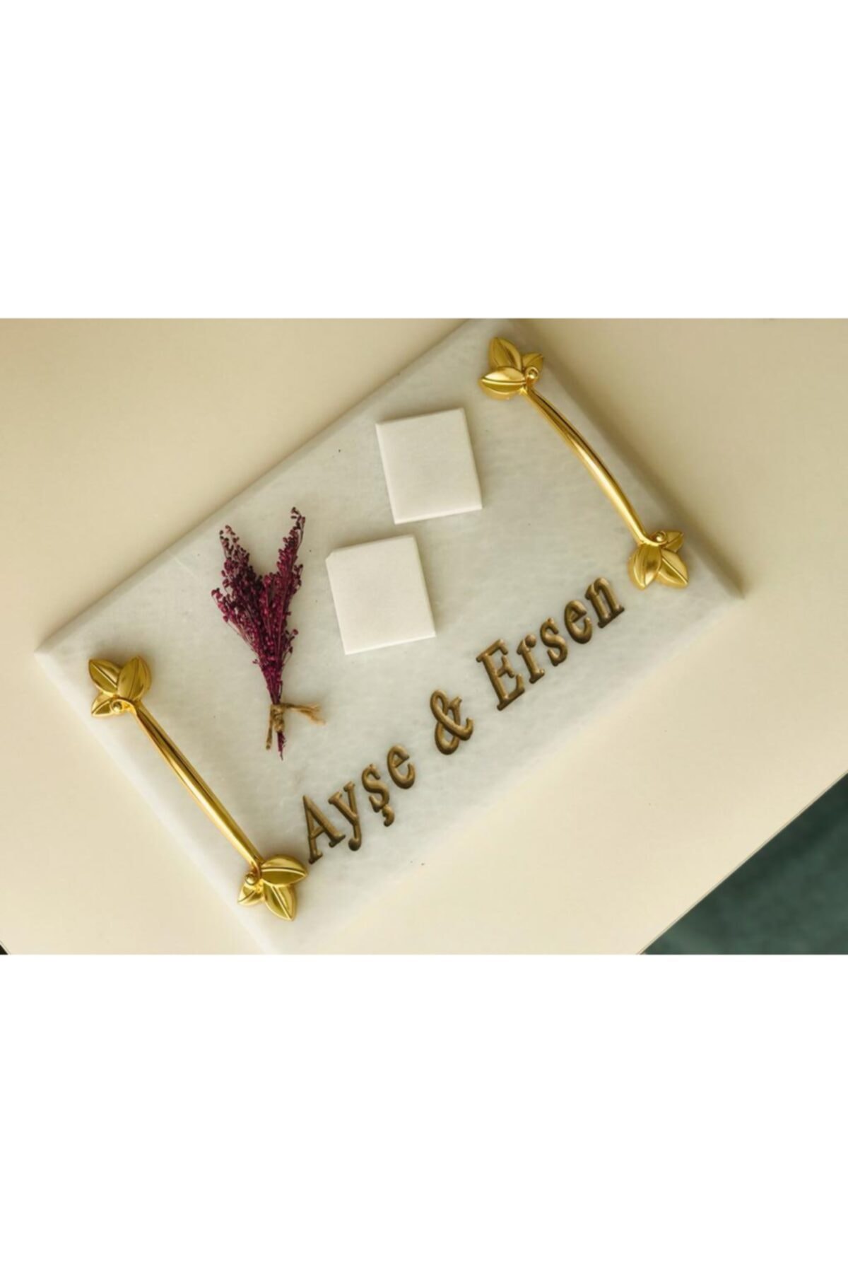 MERALP Söz Tepsisi & Yüzük Tepsisi & Nişan Tepsisi