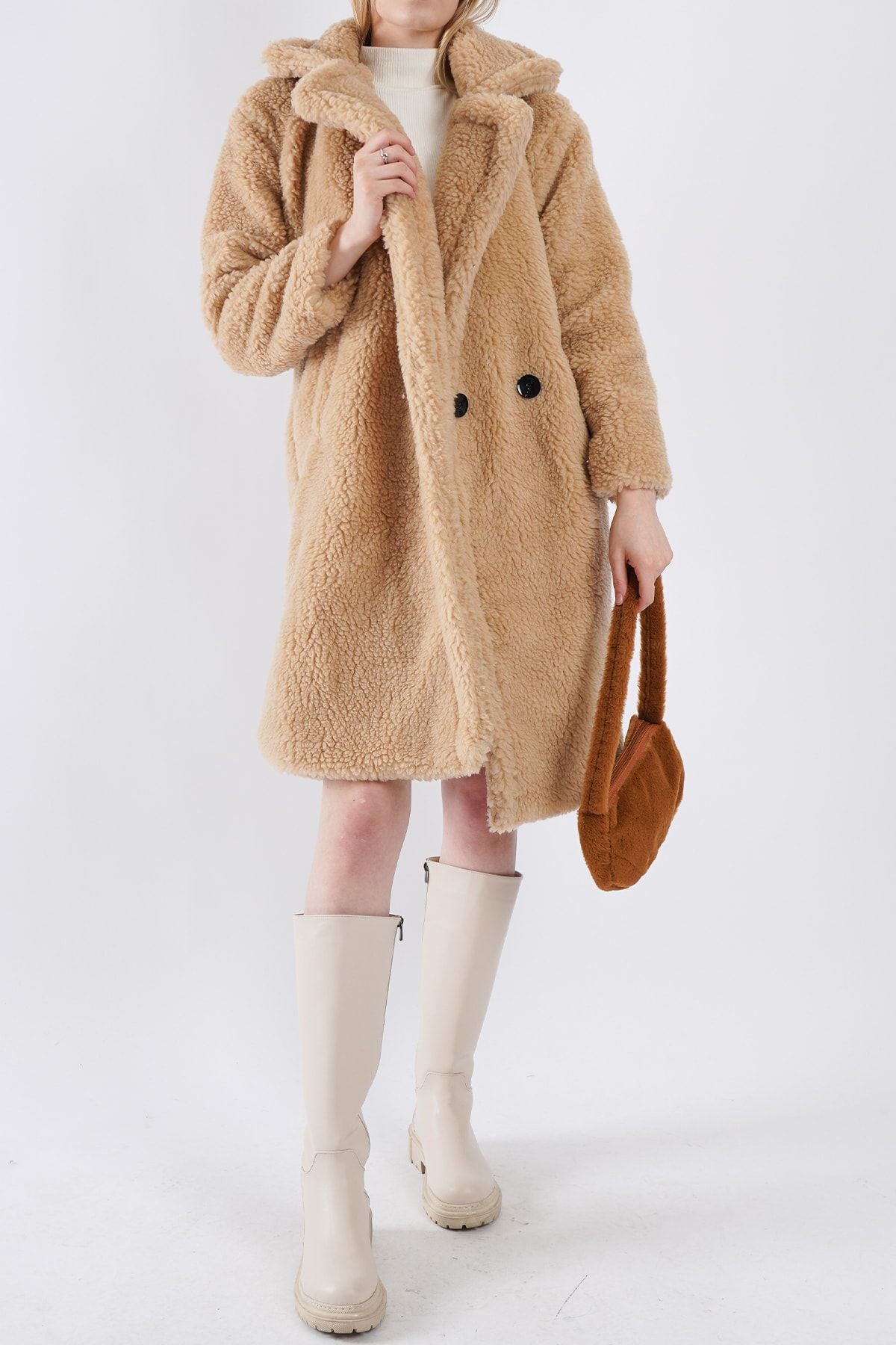 FOOLHARDY Uzun Peluş Teddy Kaban