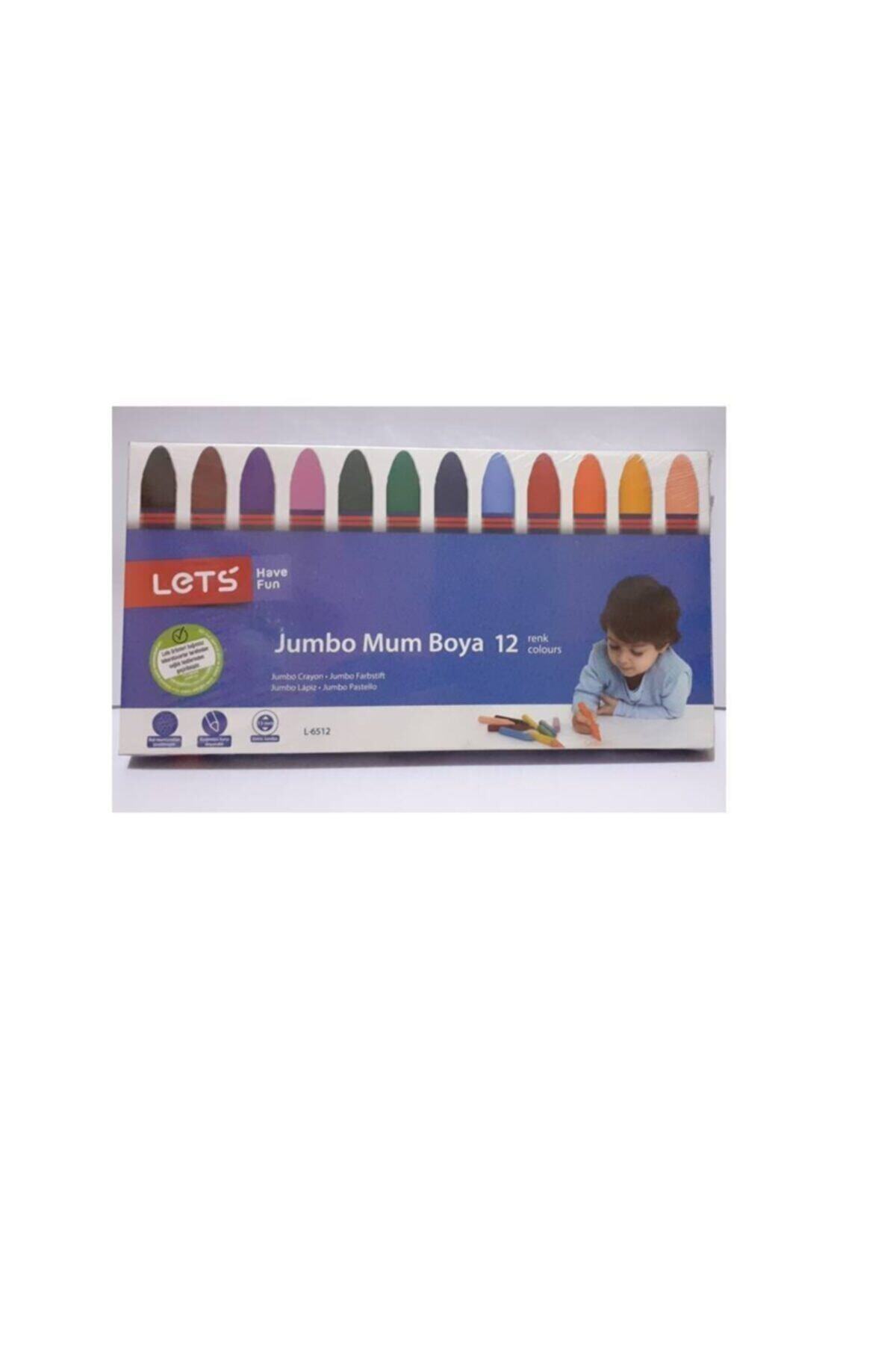 Lets 12 Renk Mum Boya L-6512 Kampanyalı