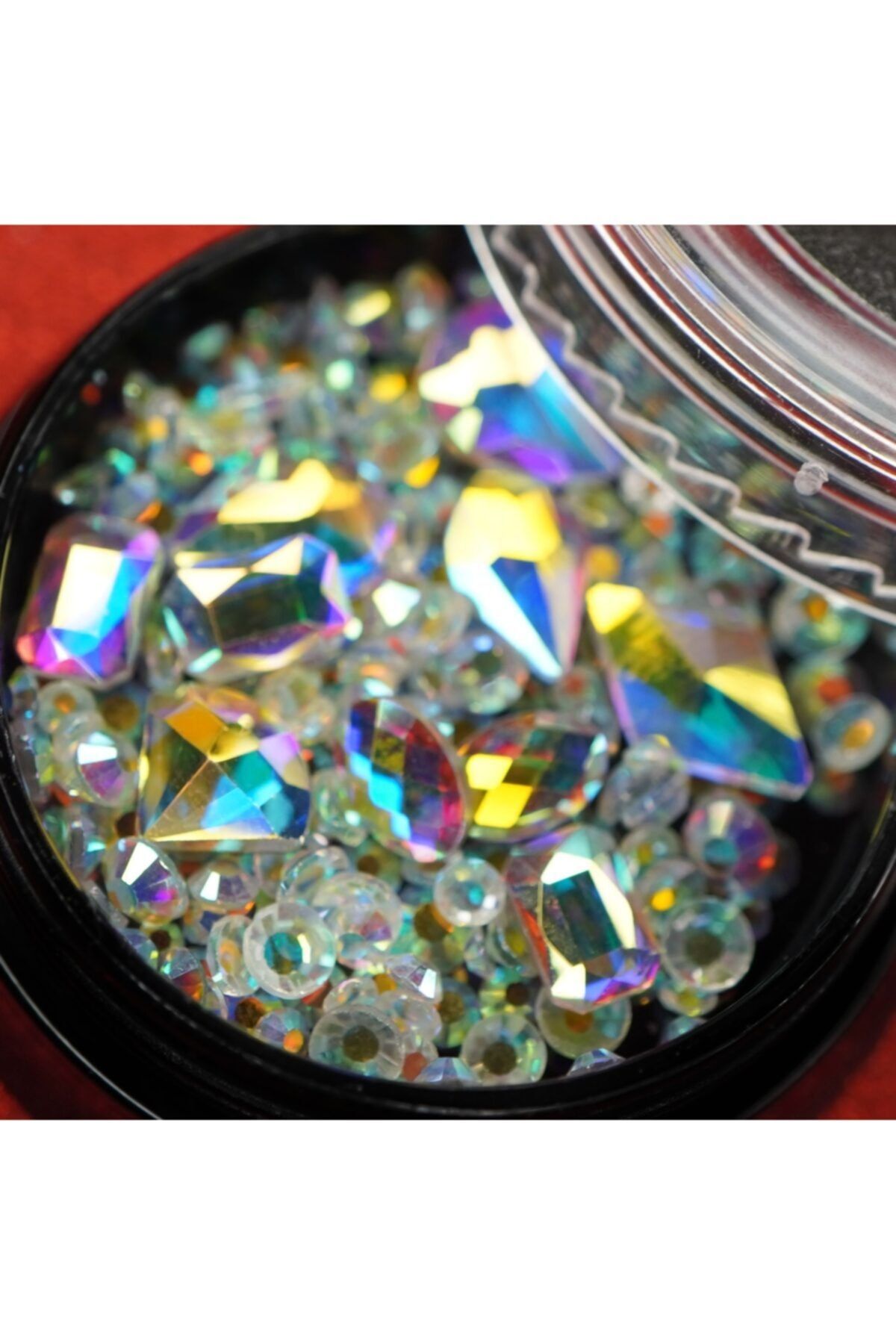 EDA LUXURY BEAUTY Renkli Lüks 3d Kristal Taş Gem Parlak Dekorasyon Makyaj Crystal Rhinestones Nail Art Tırnak Süsleme