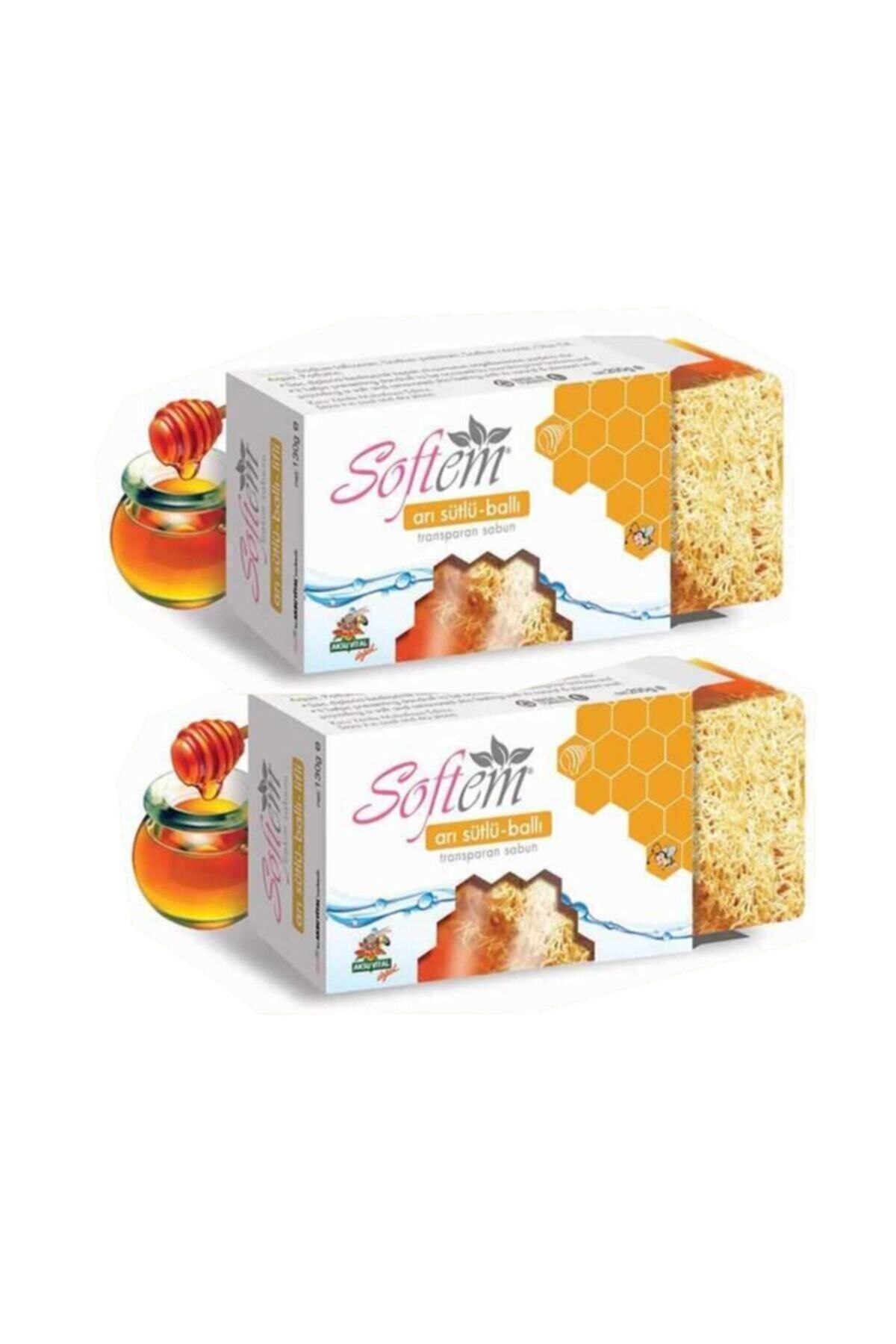 Softem Arı Sütlü Ballı Lifli Sabun 2 Adet