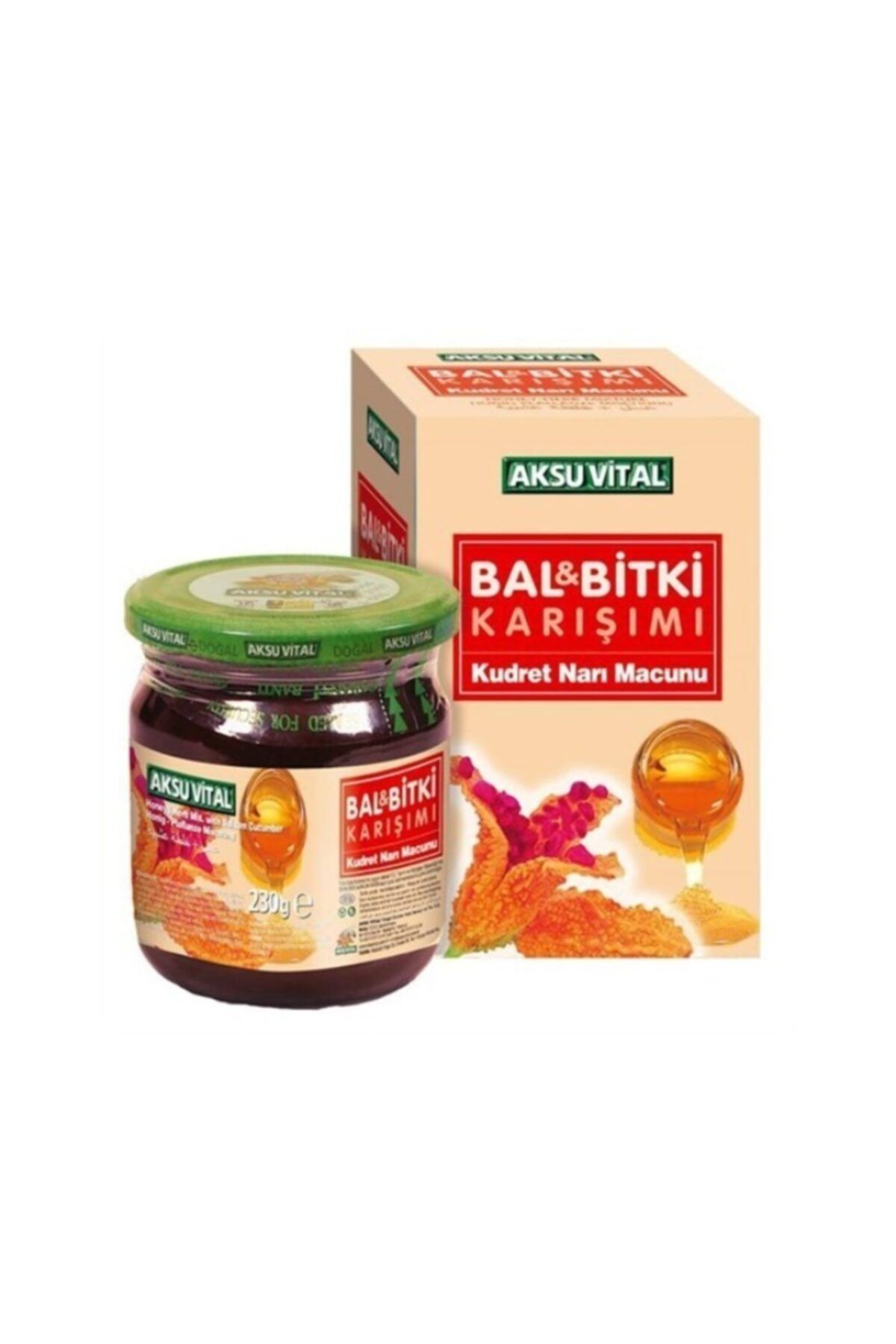 Aksu Vital Bal Bitki Karışımı Kudret Narı Macunu 230 G