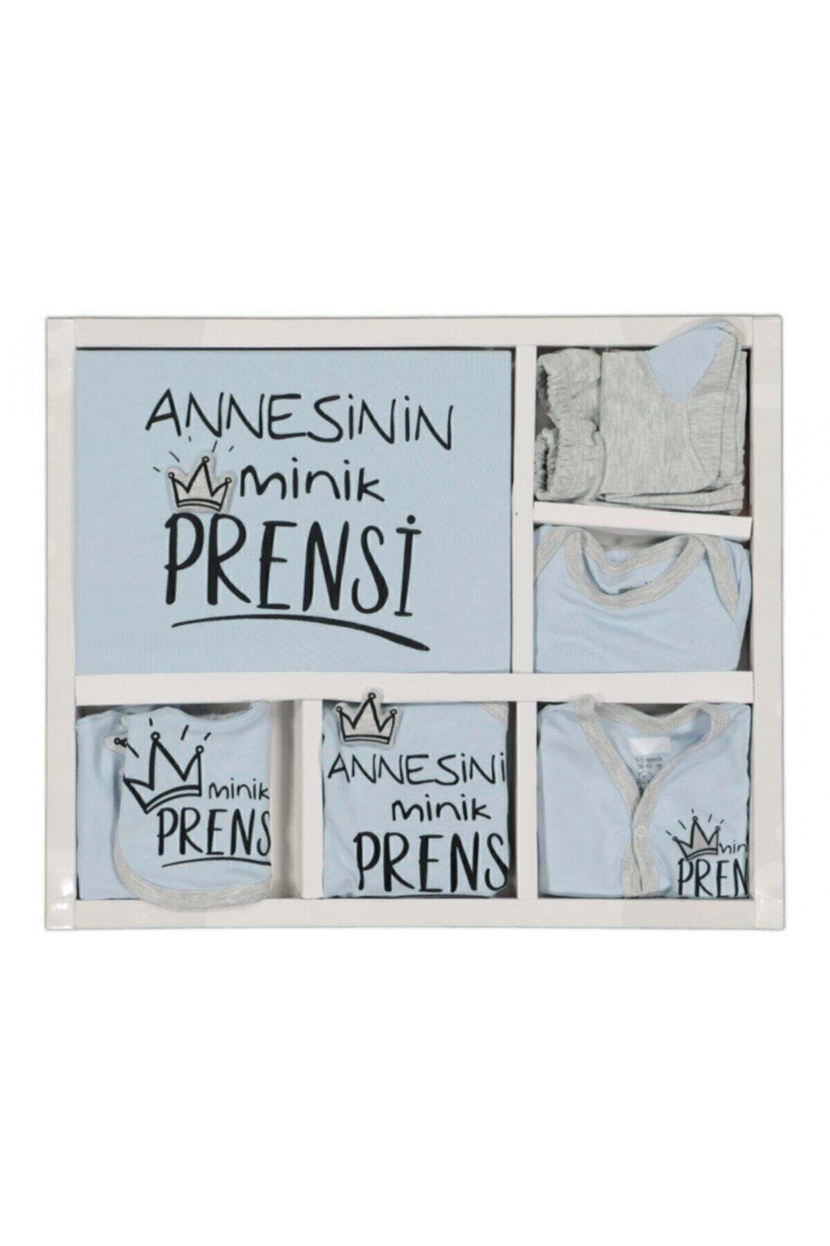 Miniworld Erkek Bebek Mavi Annesinin Minik Prensi 10'lu Set Hastane Çıkışı