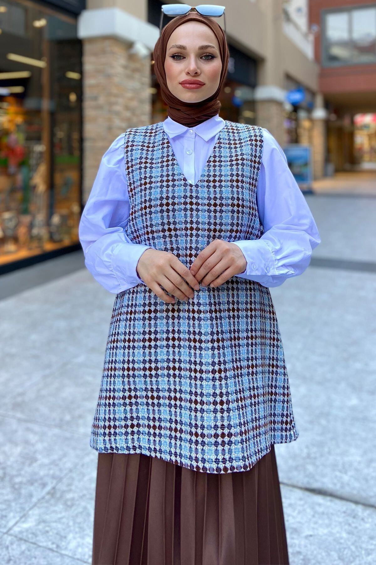 Moda Gündem Charm Şanel Süveter Bebe Mavi